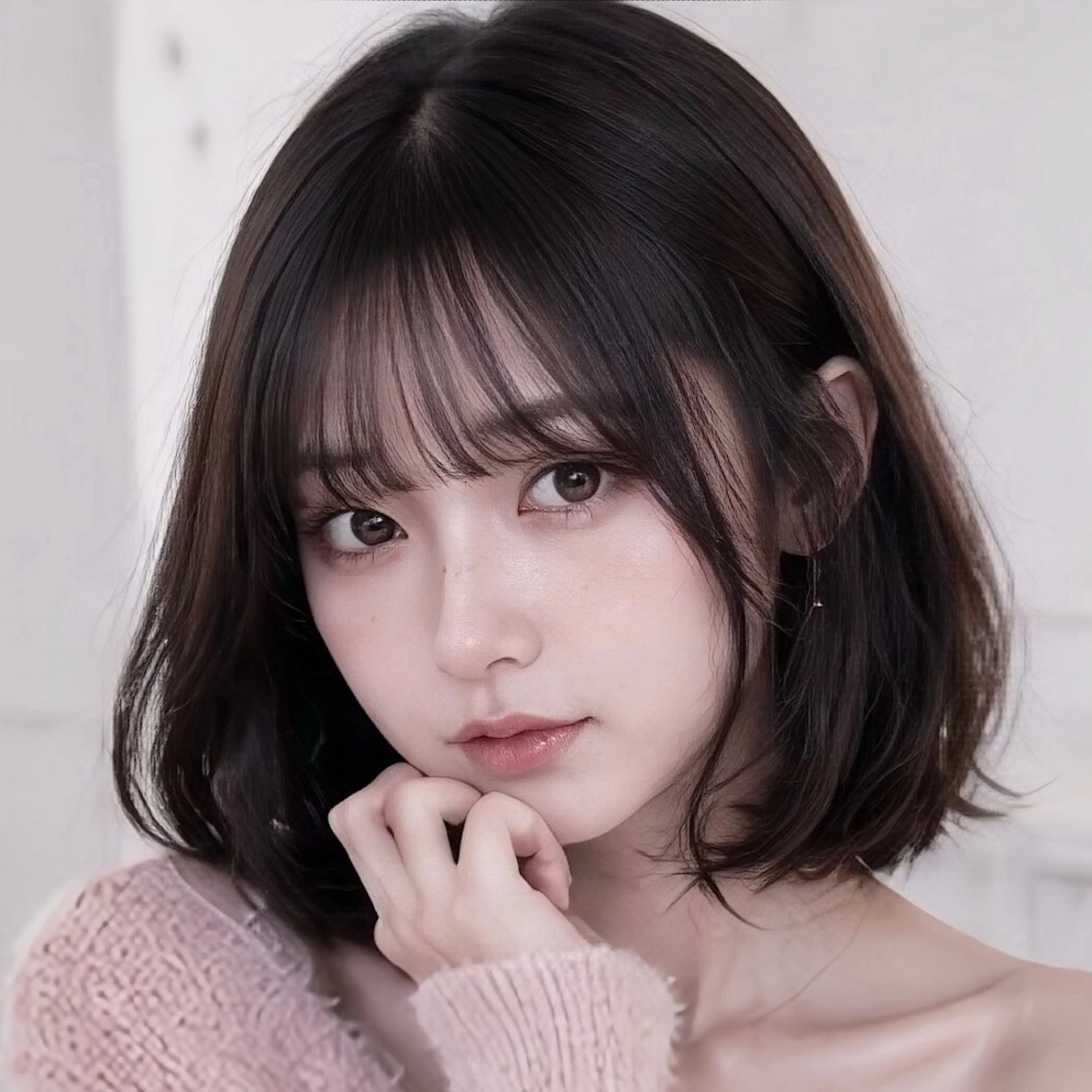 ショート カット ヘアカラー 🎀池袋🎀顔周り 💖🇰🇷おばかんのヘアスタイル
