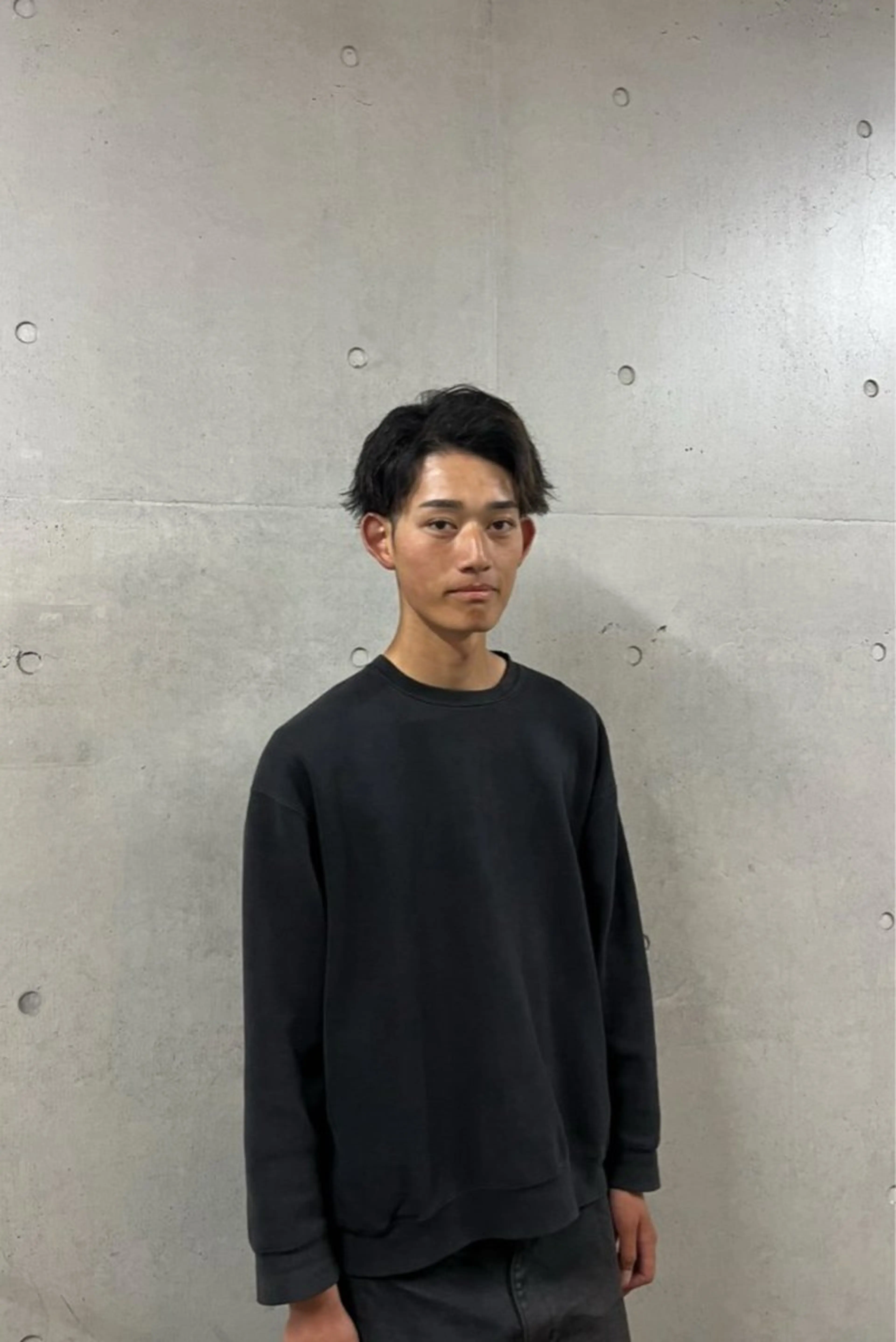 ショート オオエ トア／カラー／パーマのヘアスタイル