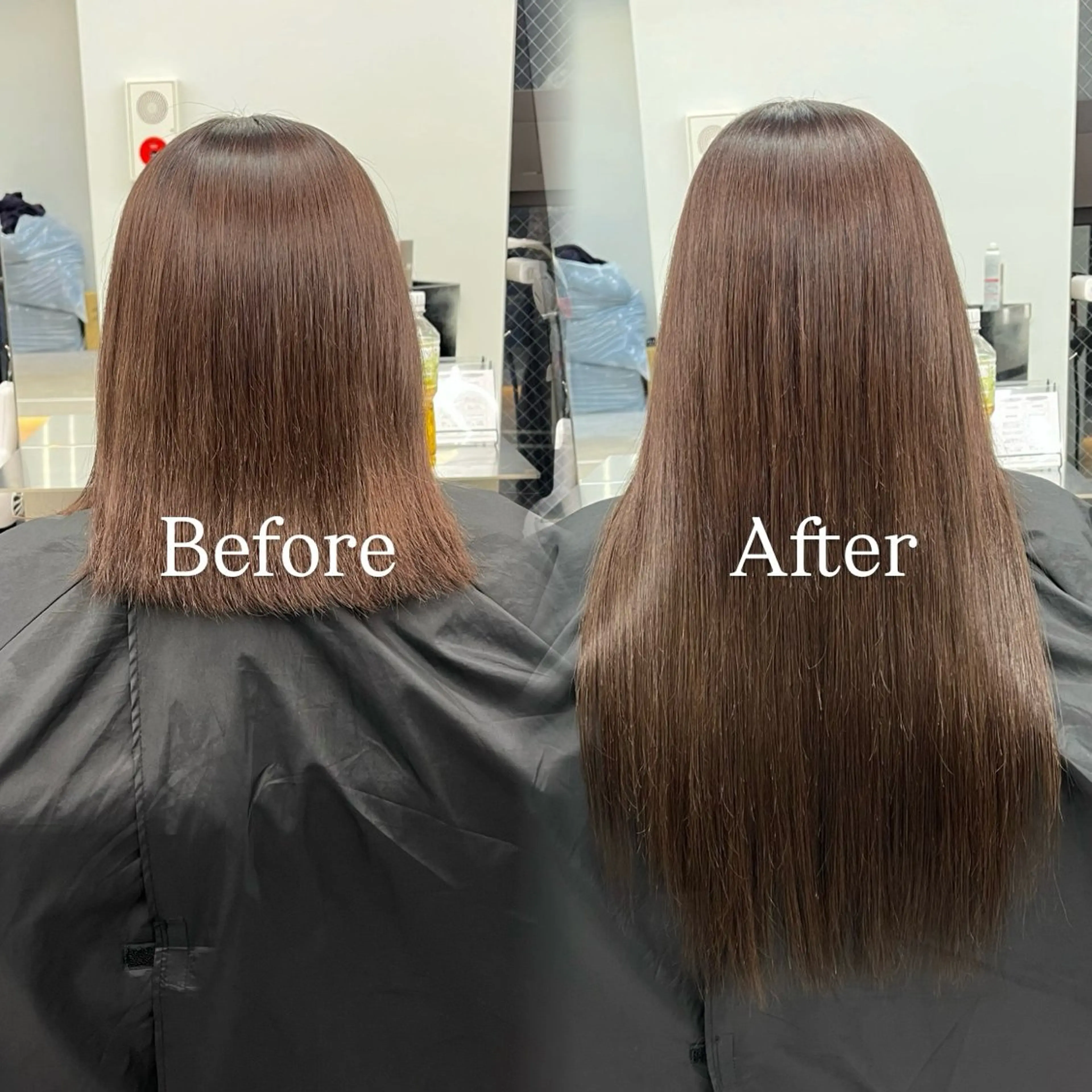 カラー ブラウンカラー ダークブラウン グレージュ モカブラウン エクステ MOMOKA /　Lapis今泉店のヘアスタイル