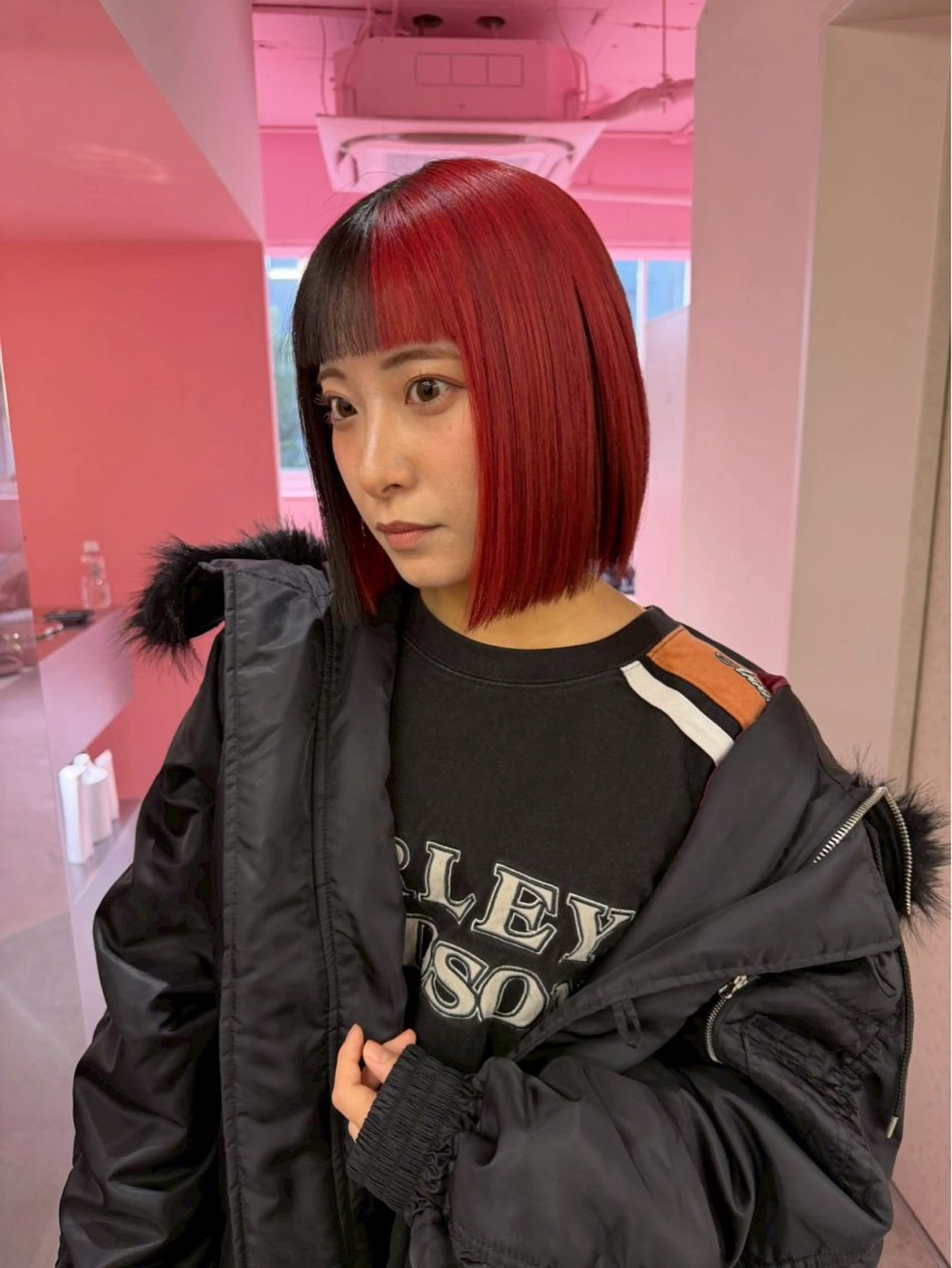 ショート ヘアカラー moe/名古屋 /カラーモデルのヘアスタイル