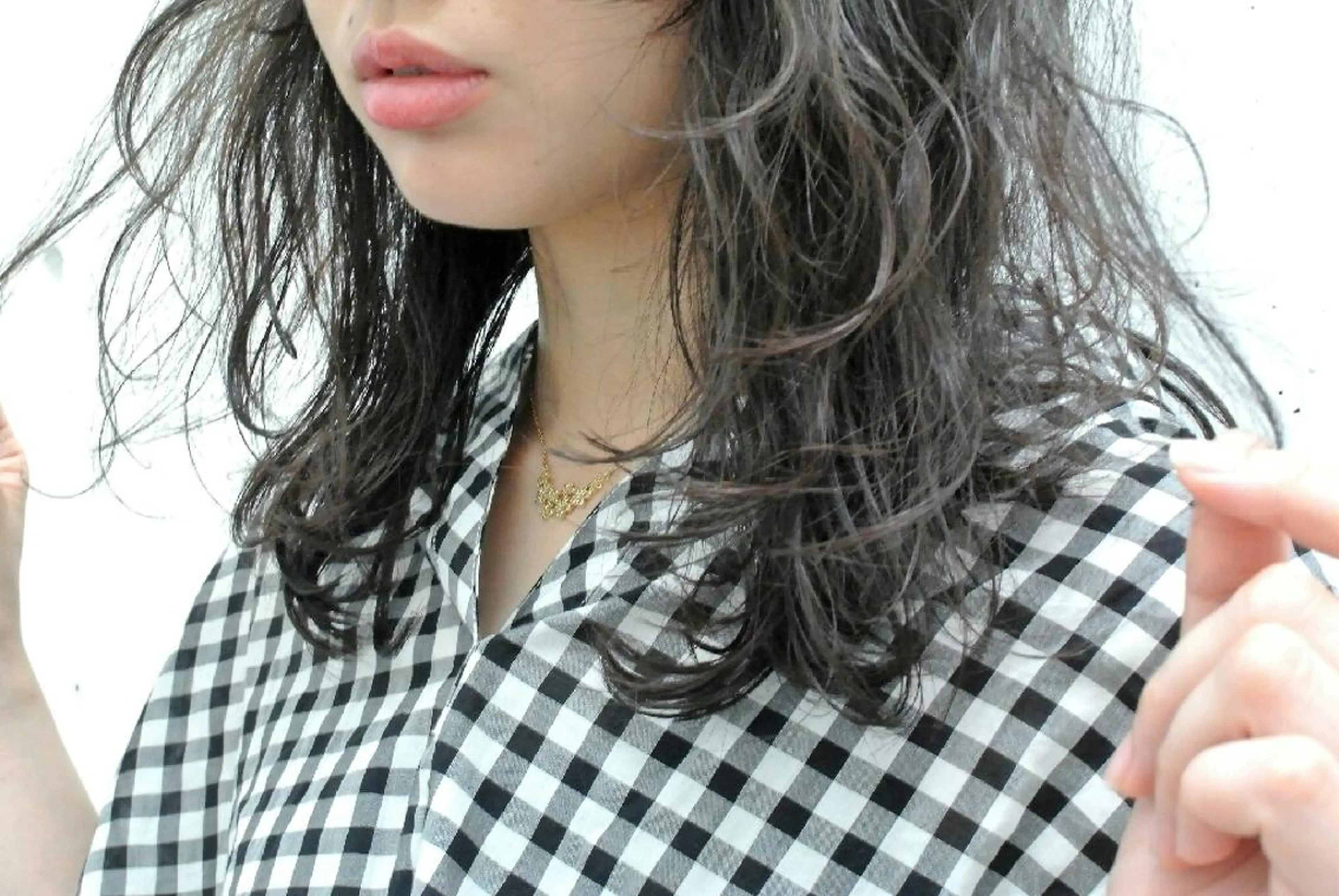 ミディアム セミロング パーマ ミディアムパーマ セミロングパーマ 樋口 千尋のヘアスタイル