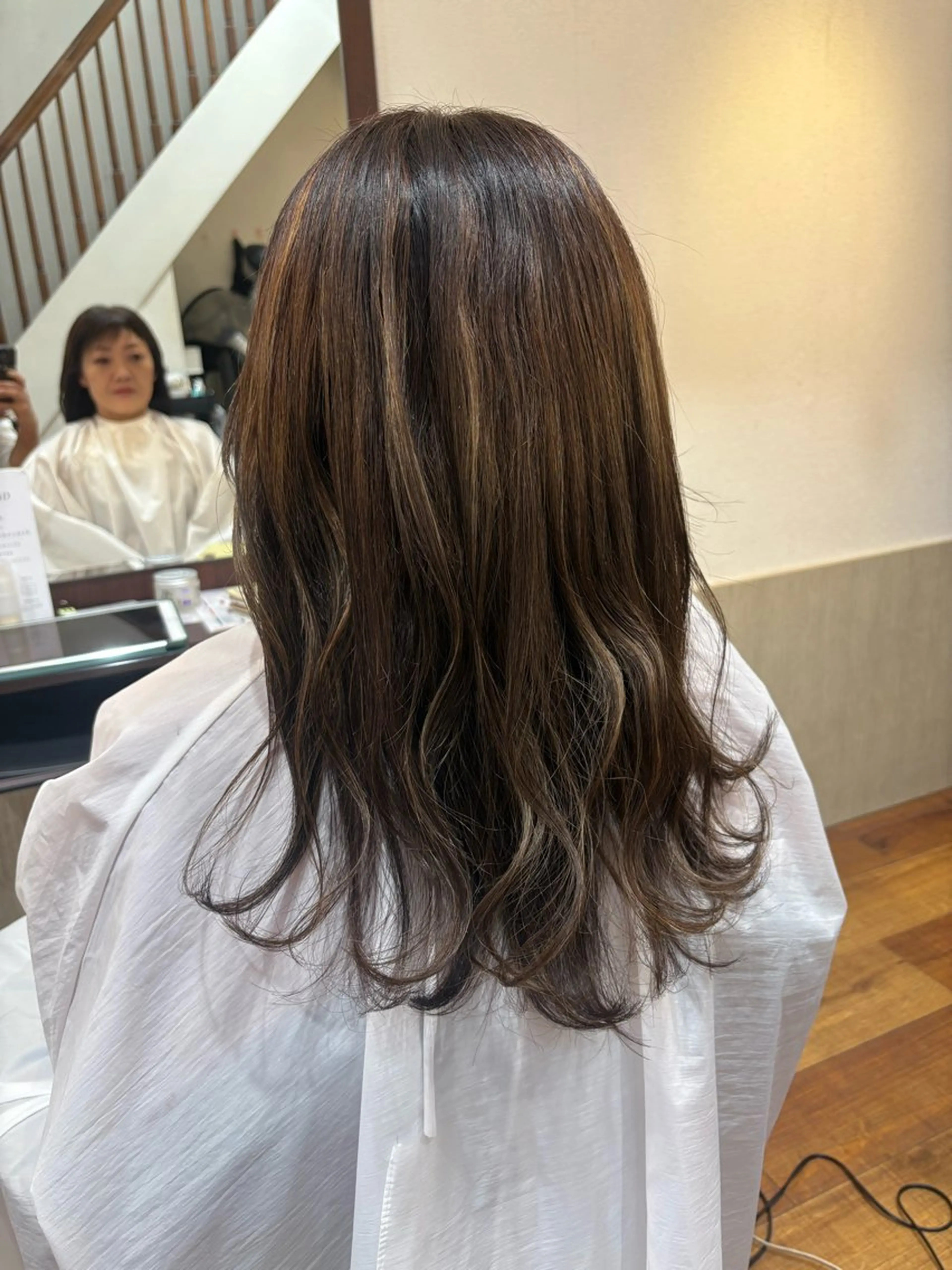 ロング MOLLASALON 浅香山店所属・髪質改善カラー 縮毛矯正🤍辻桃加のヘアスタイル