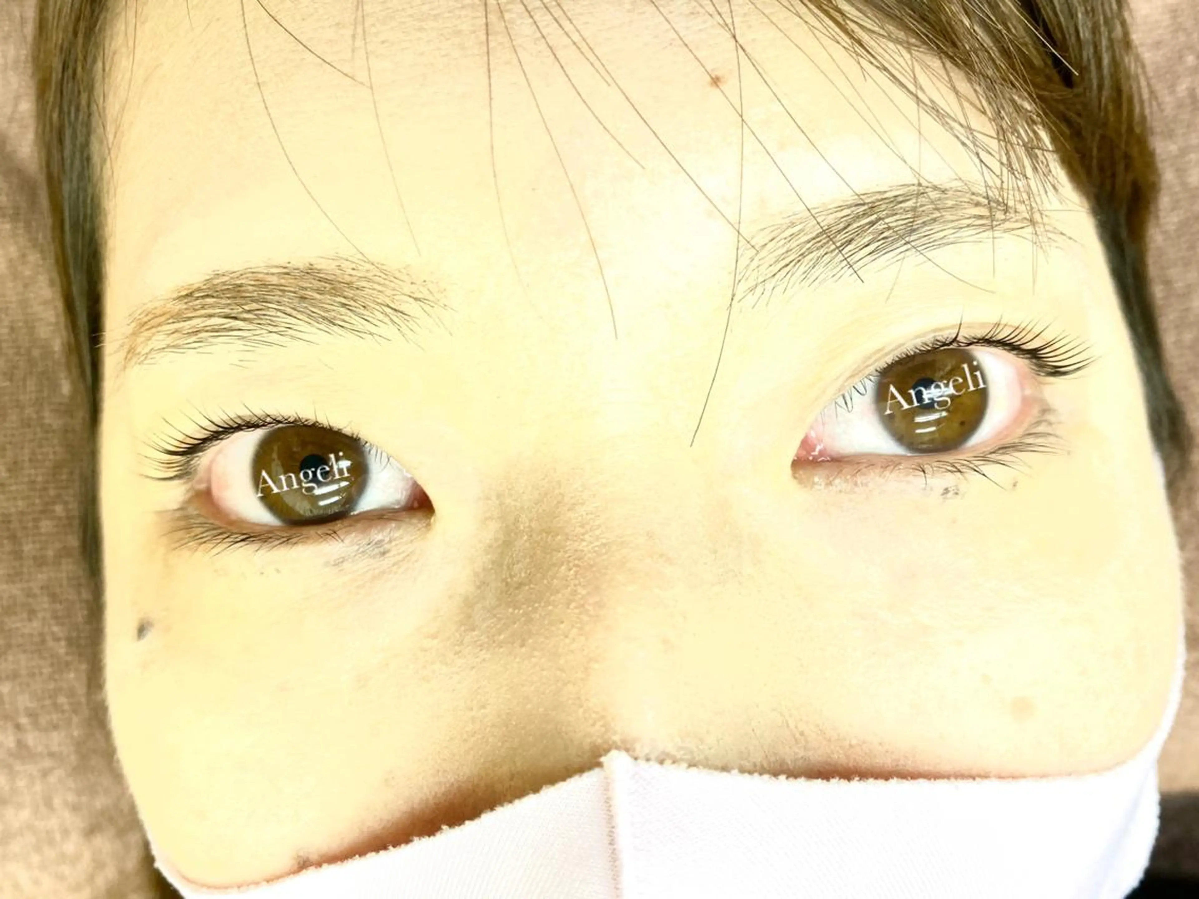 マツエク・マツパ パリジェンヌラッシュリフト 一重×まつ毛パーマ マツパ Angeli👼 Chiyoのネイルデザイン