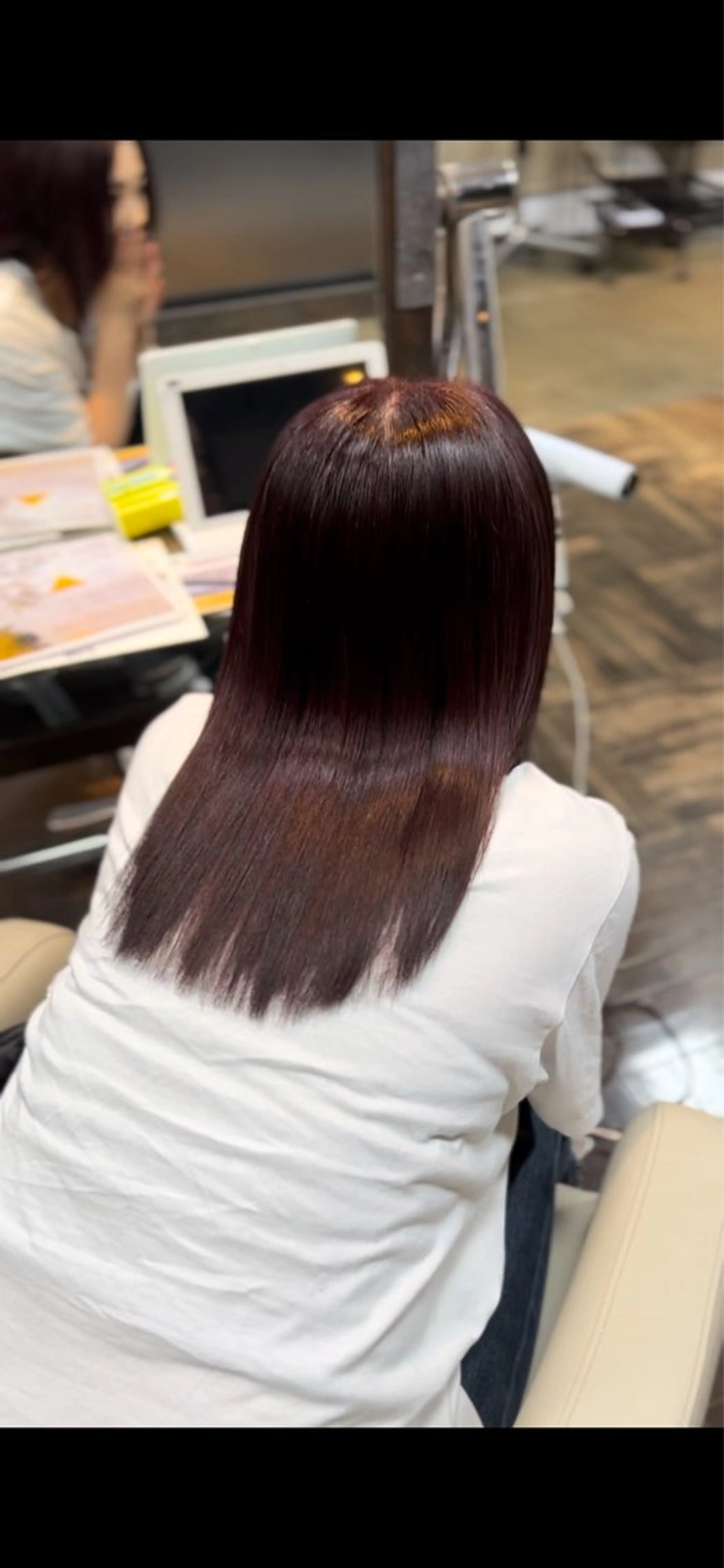 ミディアム ヘアカラー 阿倍野/髪質改善 /縮毛矯正/坪田幸広のヘアスタイル