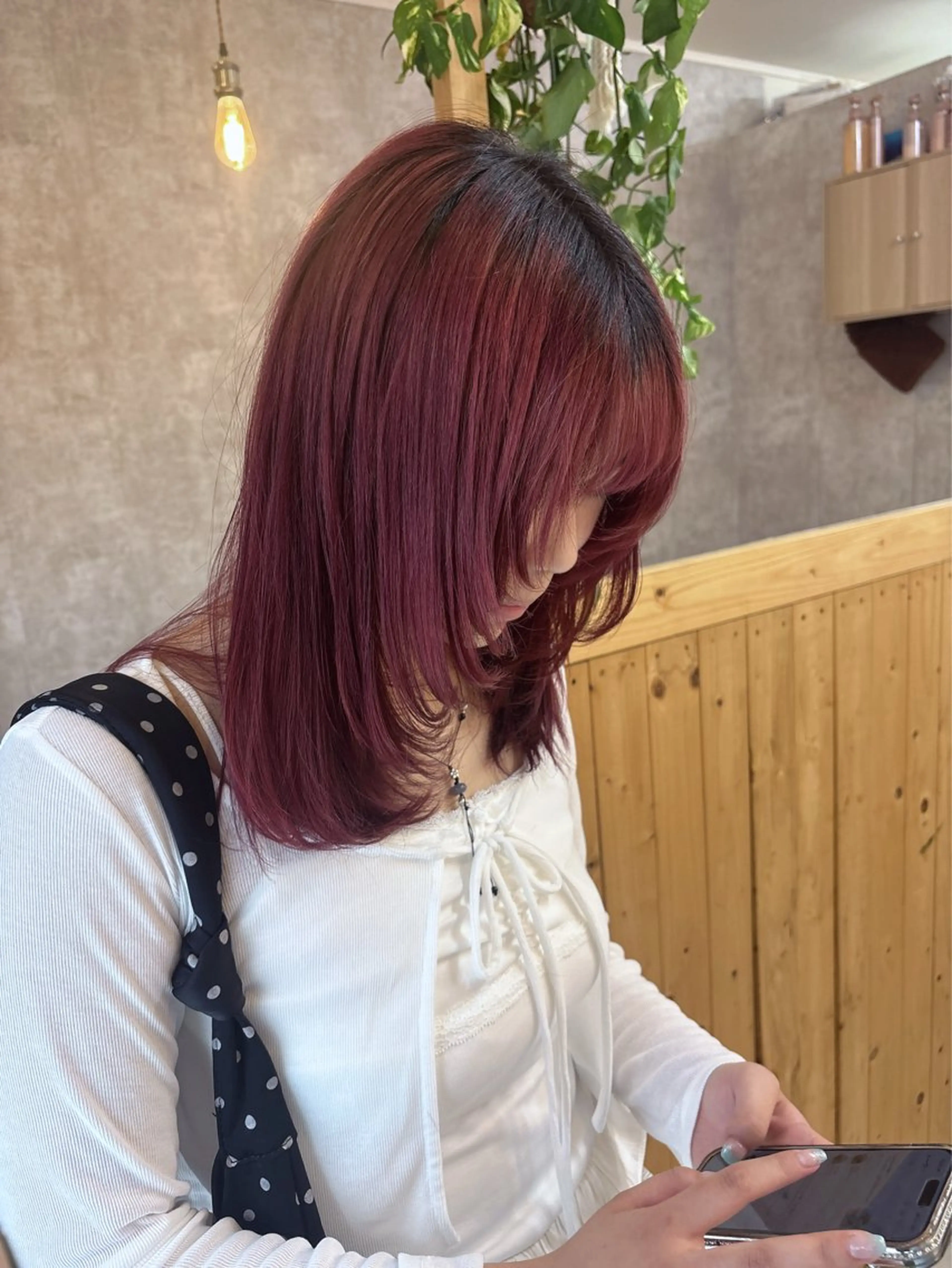 ミディアム 宮下 敦のヘアスタイル