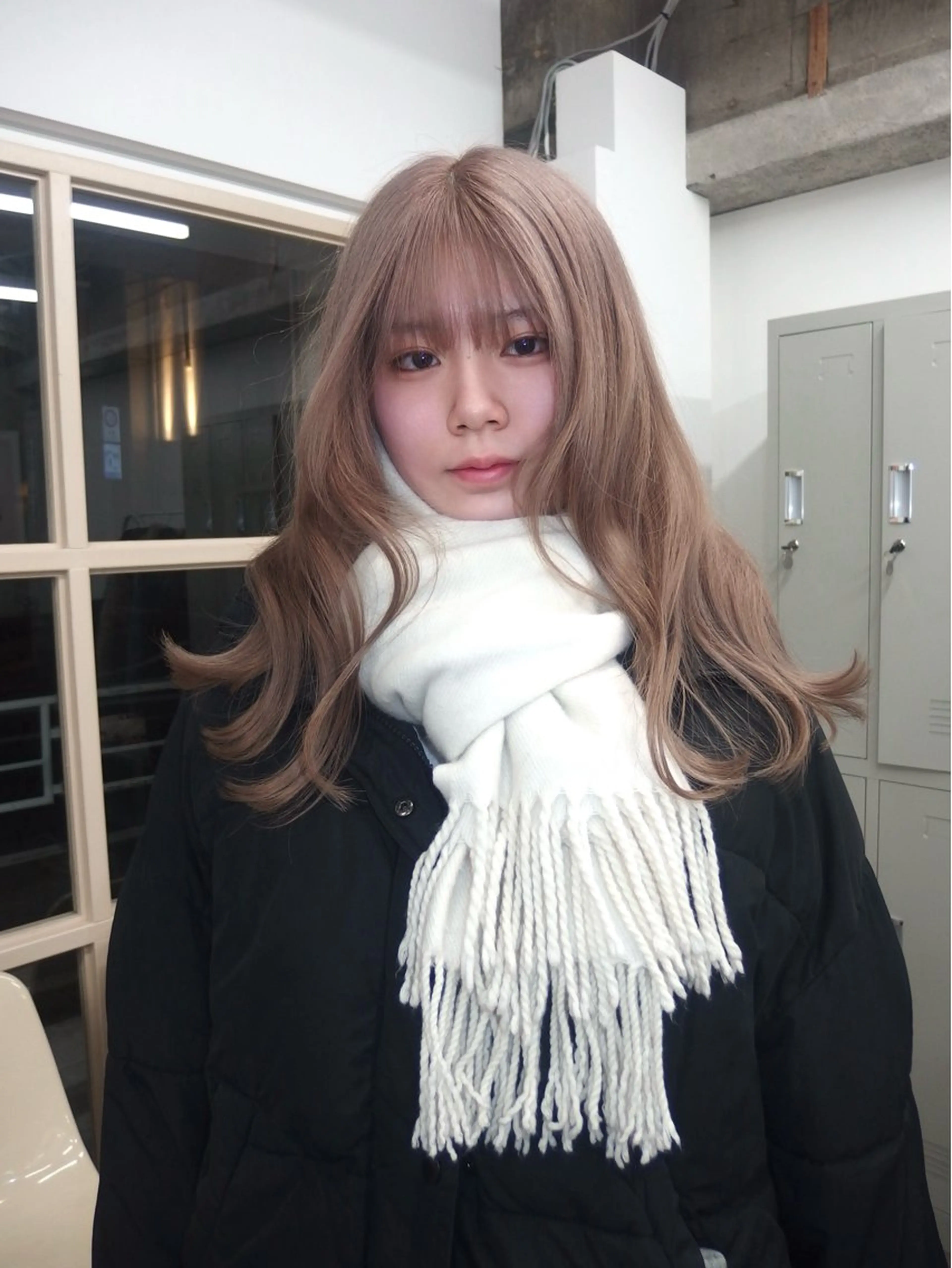 カット+ワンカラー + トリートメント付き ￥4,400の写真