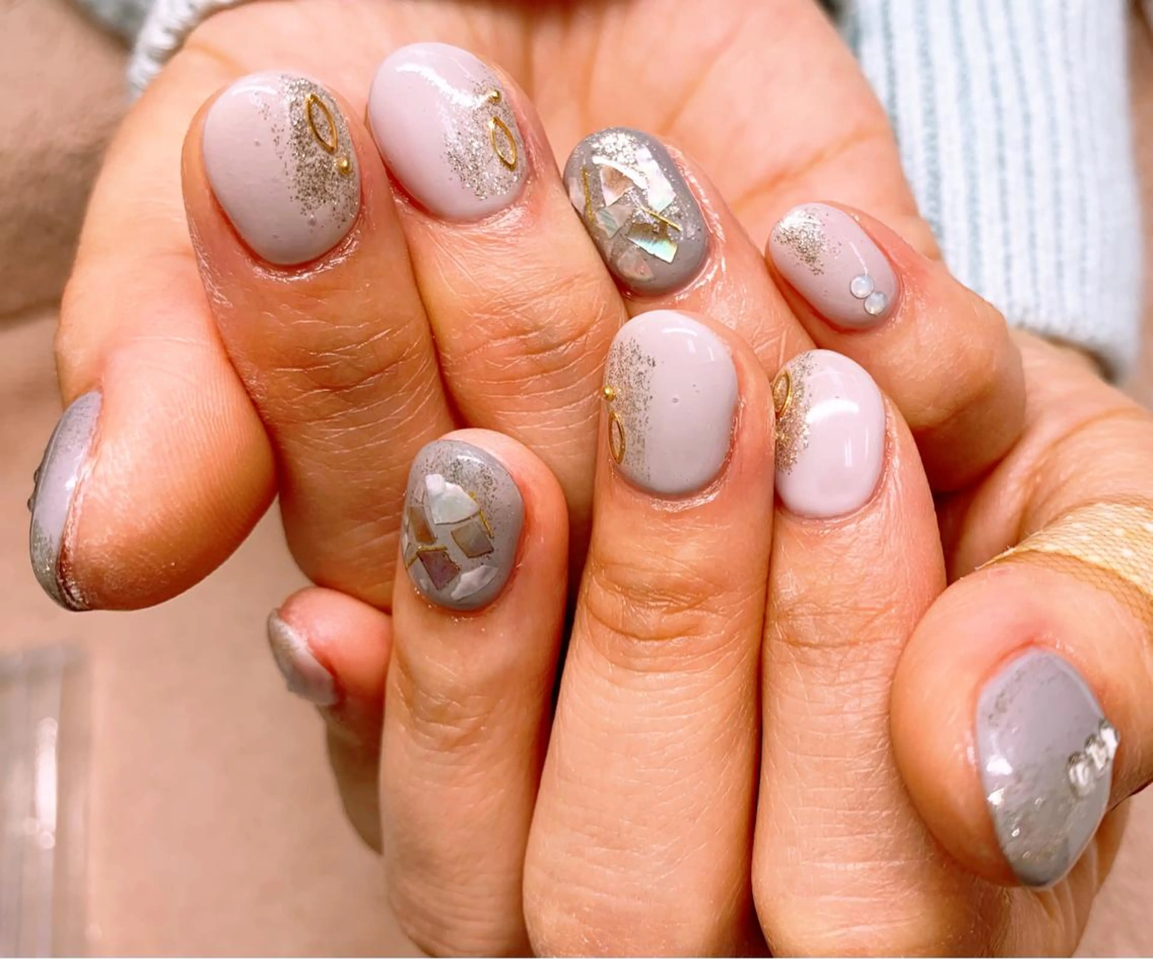 ネイル ⭐︎休業中の練習⭐︎ JNA認定講師髙橋のネイルデザイン