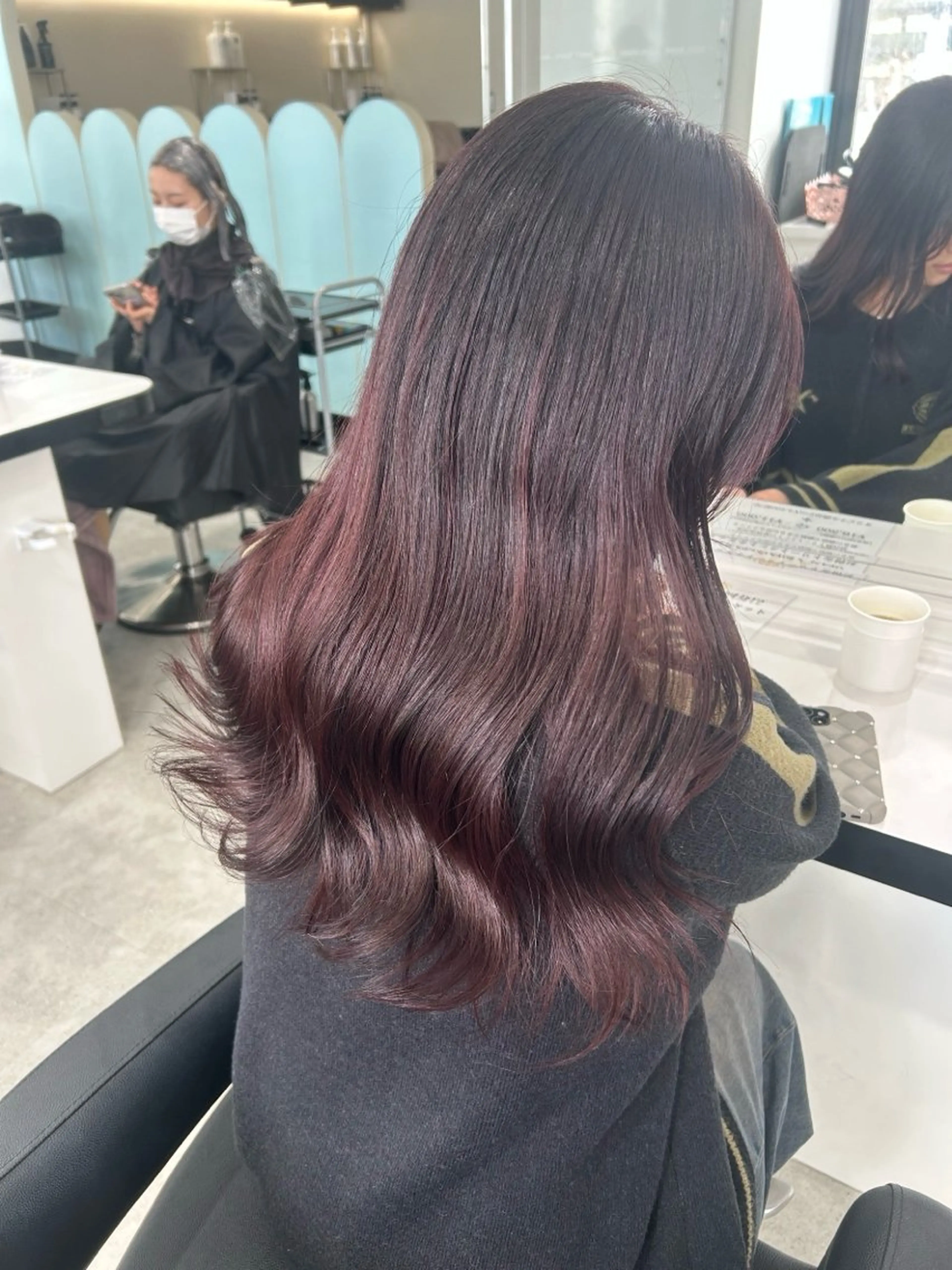 セミロング カラー ⋆✮⋆.透明感カラー sana🧚‍♂️のヘアスタイル