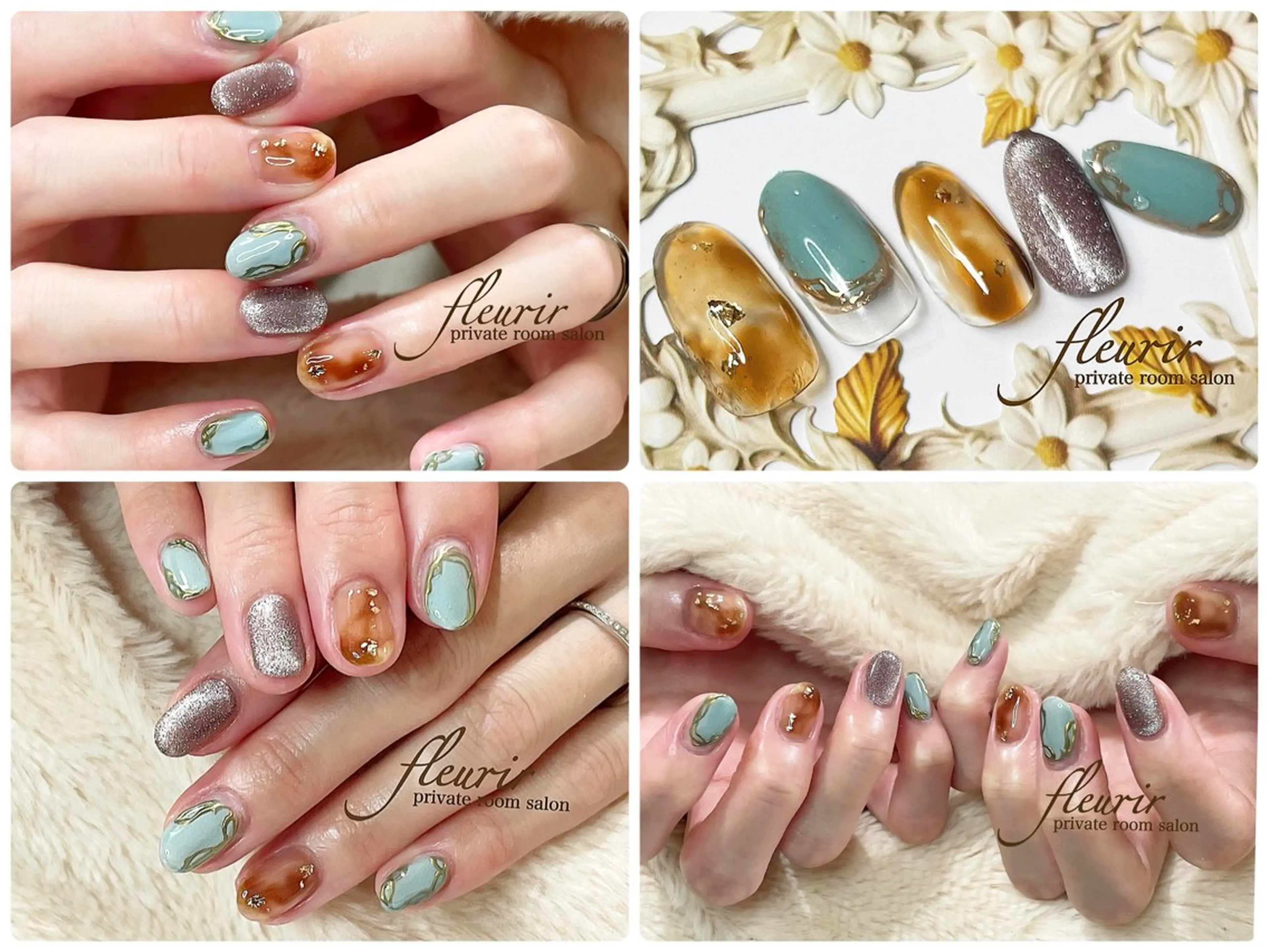 ネイル フルリール 【プライベートサロンのネイルデザイン