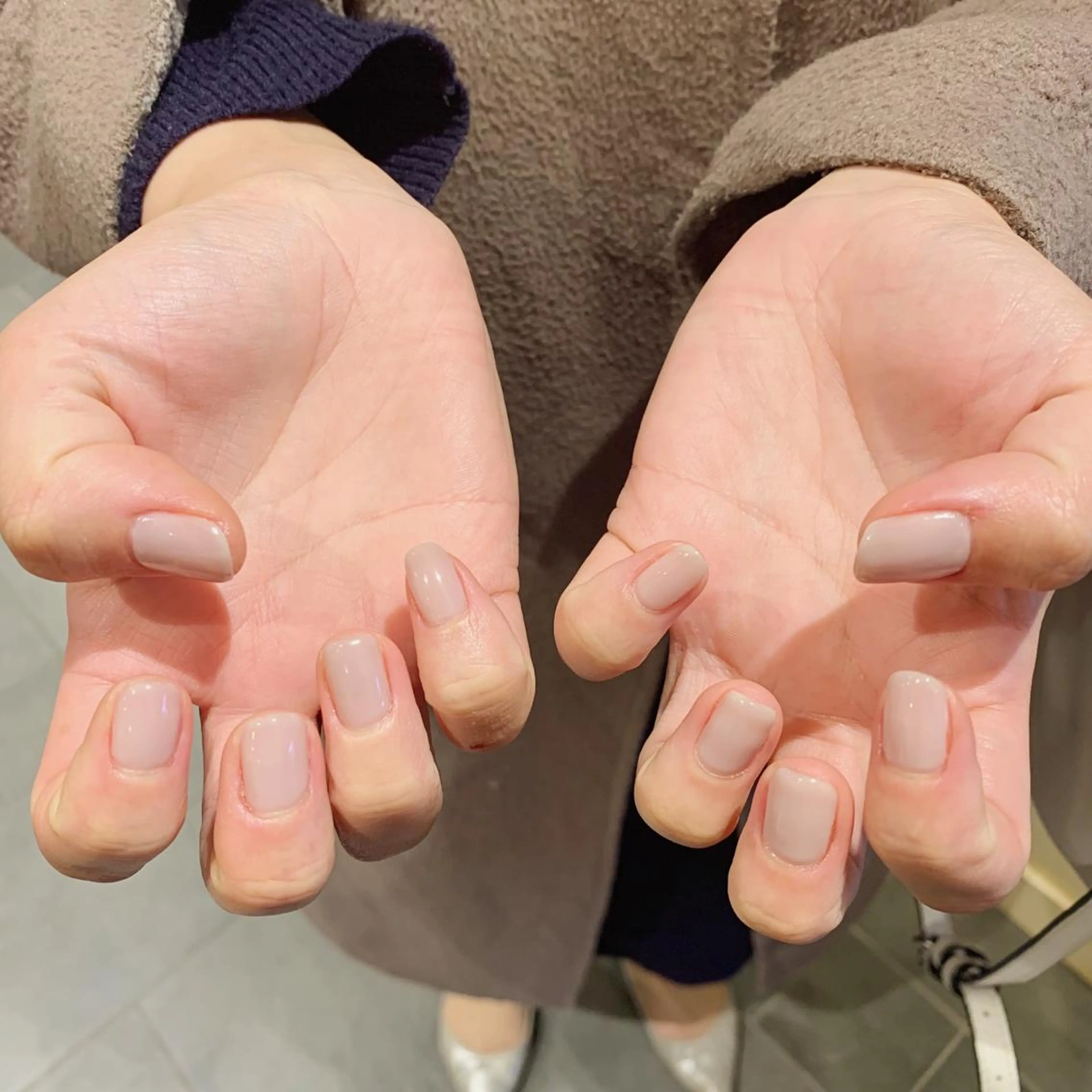 ネイル ジェルネイル ワンカラーネイル パラジェル 鈴木 里奈のネイルデザイン