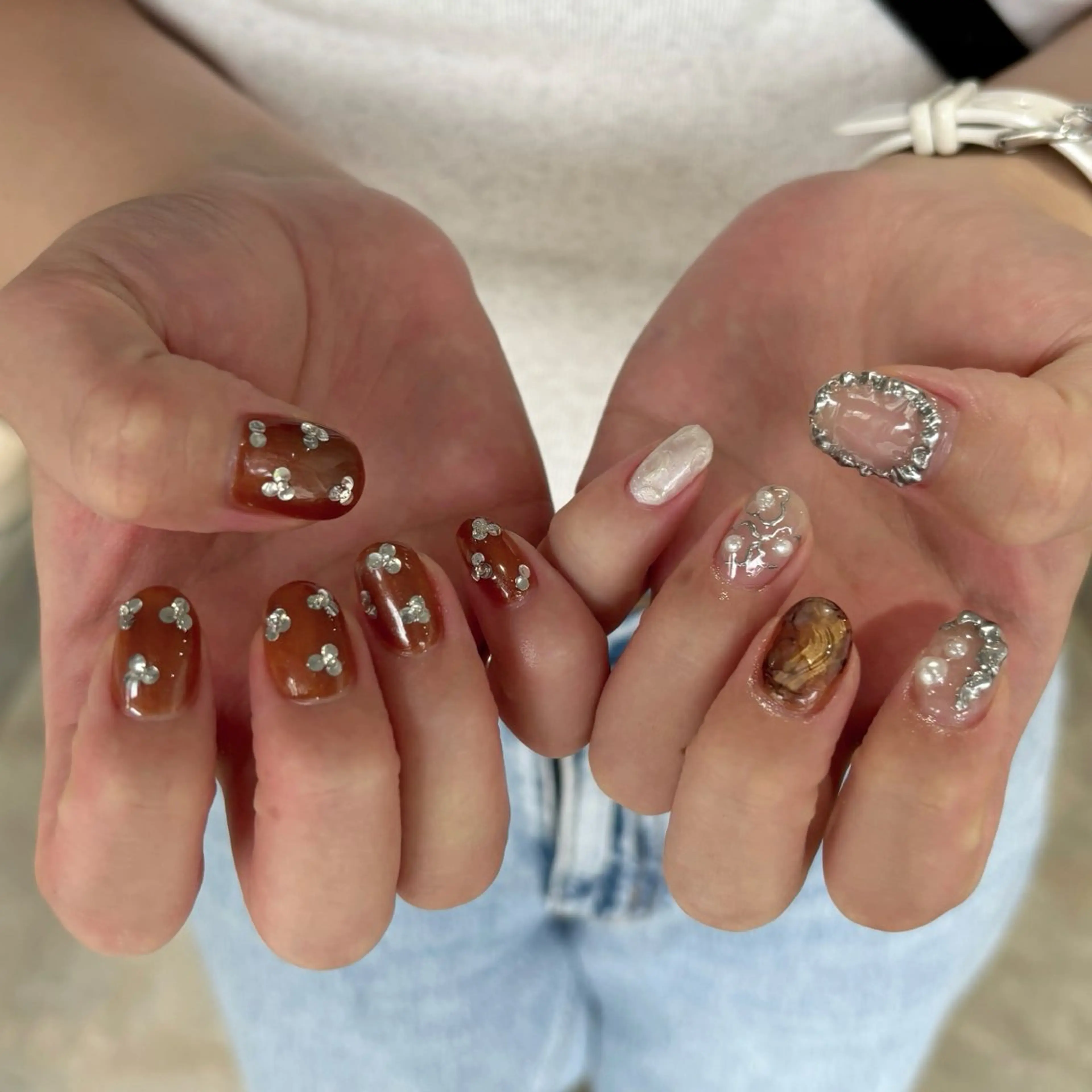 ネイル hinako /個性派ニュアンスのネイルデザイン