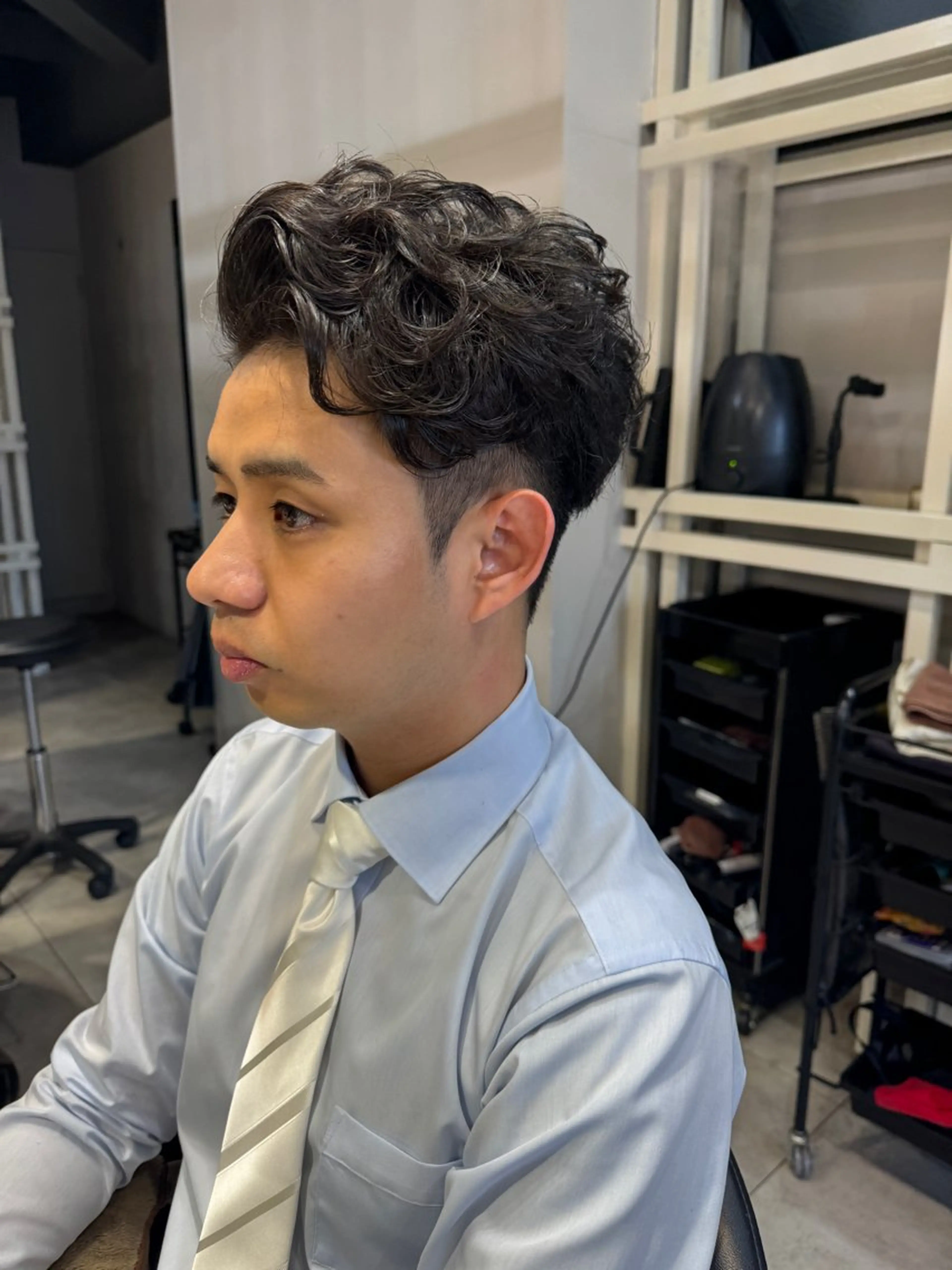 ショート パーマ メンズ メンズパーマ ニュアンスパーマ カット パーマ トリートメント 似合う髪型が 分からない方へのヘアスタイル