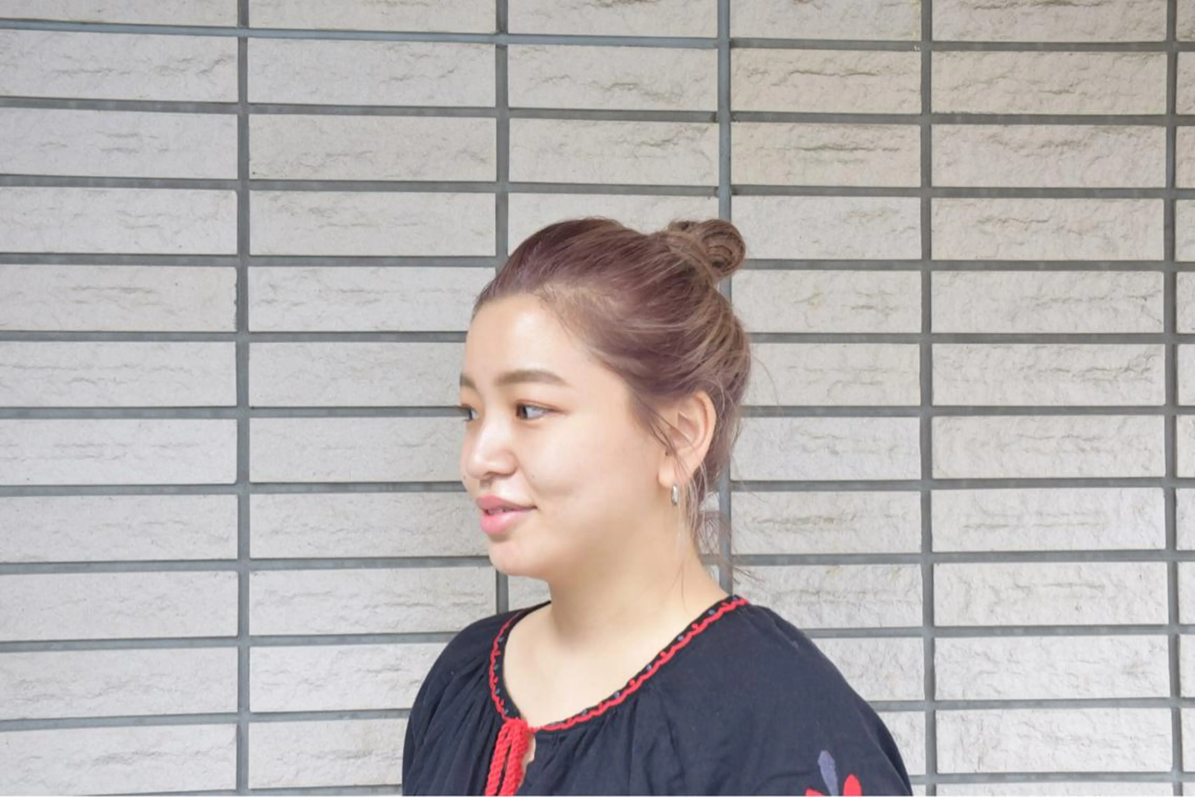 ロング カラー アッシュ ダブルカラー ラベンダーカラー ラベンダーアッシュ 福井 稜平のヘアスタイル