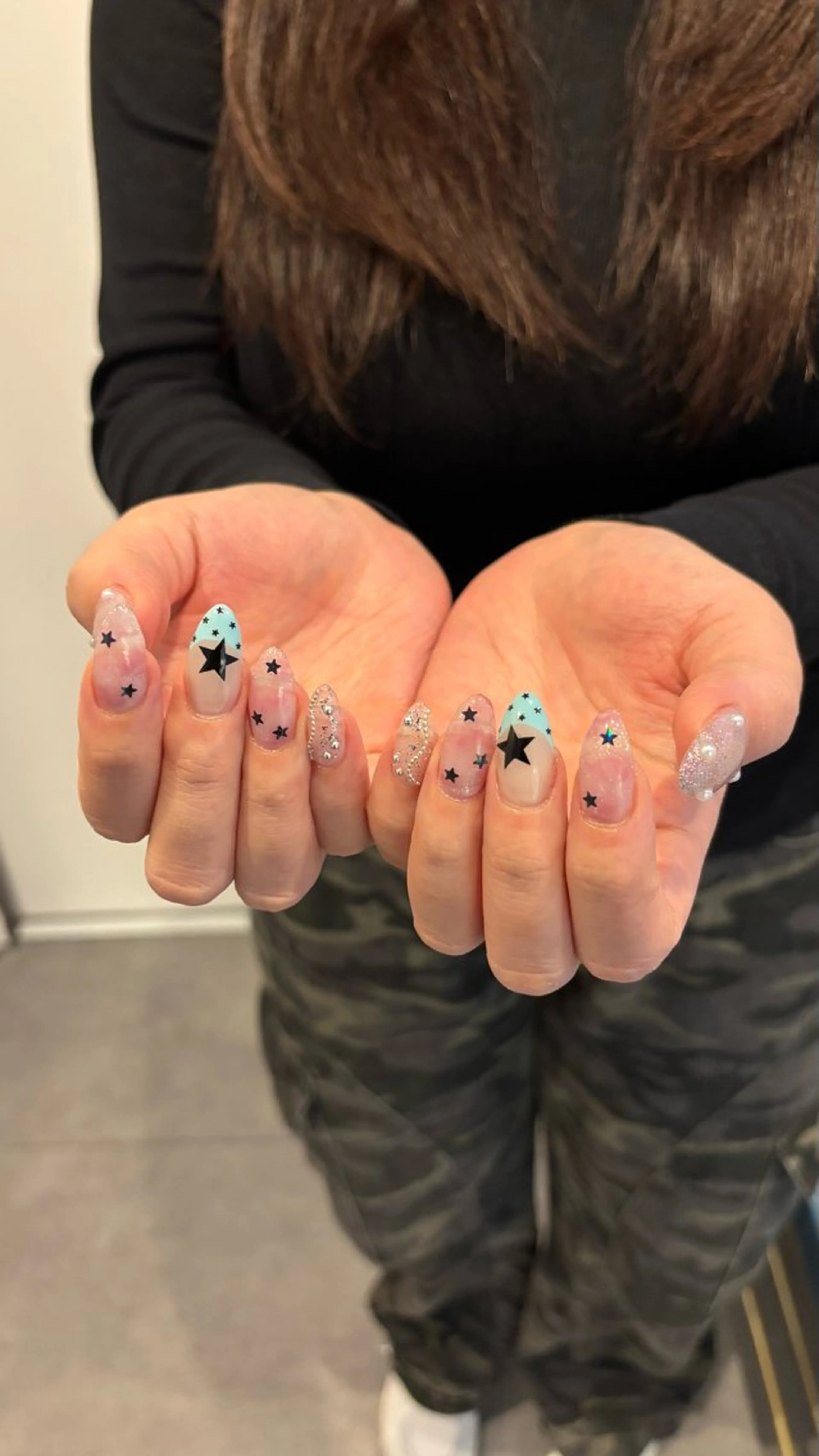 ネイル ritsuna🌙 nail 堺筋本町のネイルデザイン