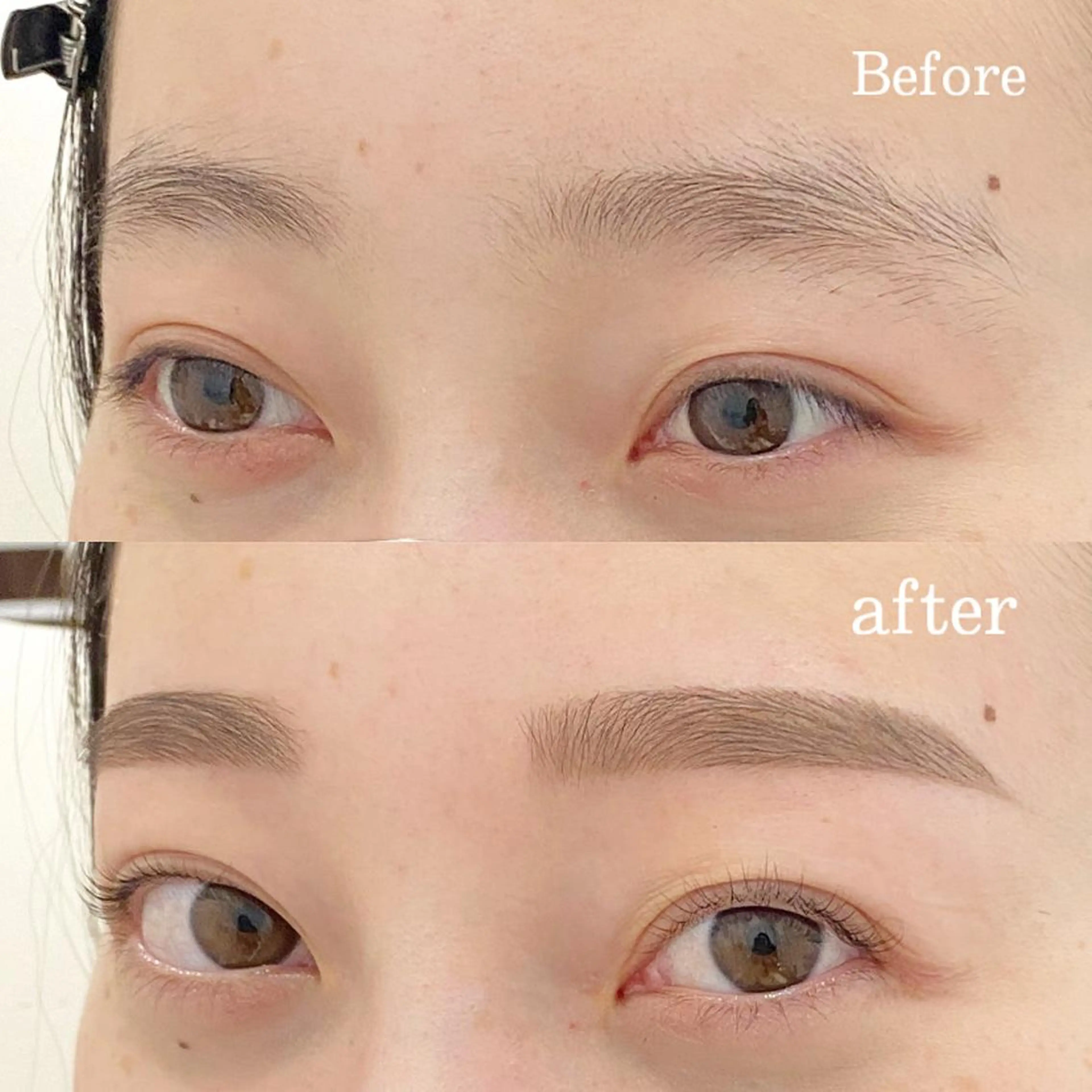 マツエク・マツパ アイブロウ まつげパーマ WHITE EYE 🦋松島の眉毛・アイブロウイメージ
