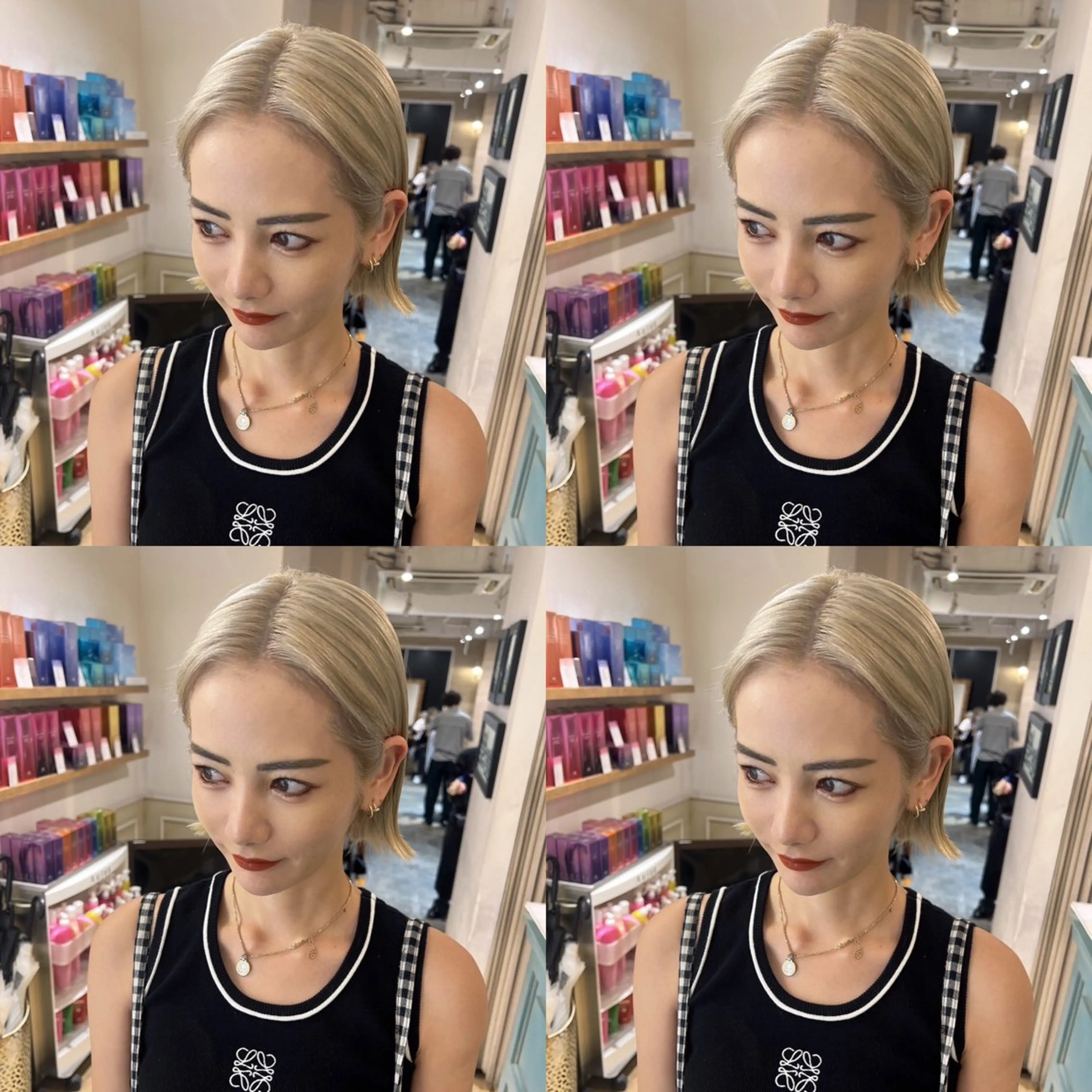 ショート カラー カット ヘアカラー トリートメント レイヤー×髪質改善 マネージャー安藤光司のヘアスタイル