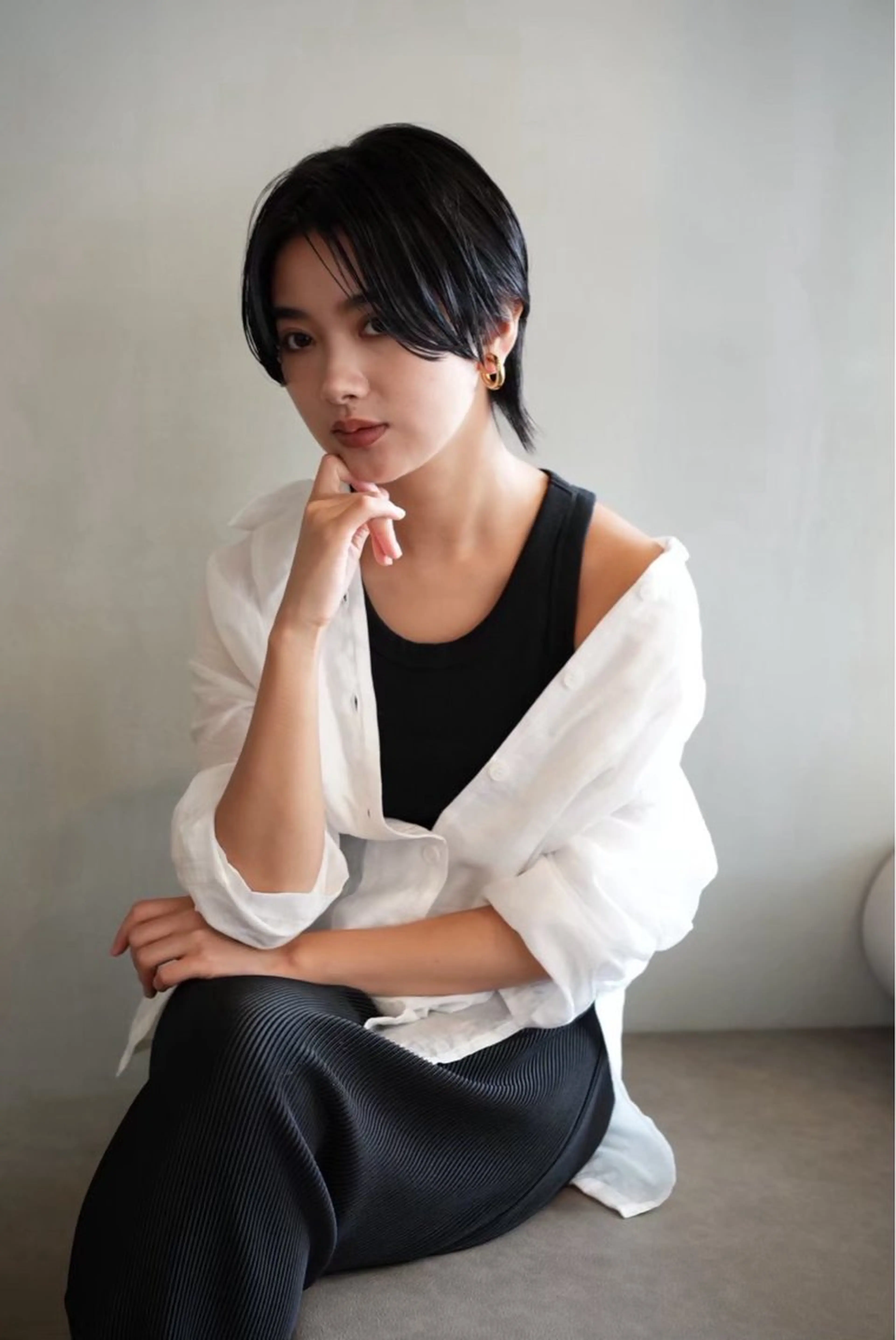 ショート カラー 加賀 千聖 /soigneのヘアスタイル