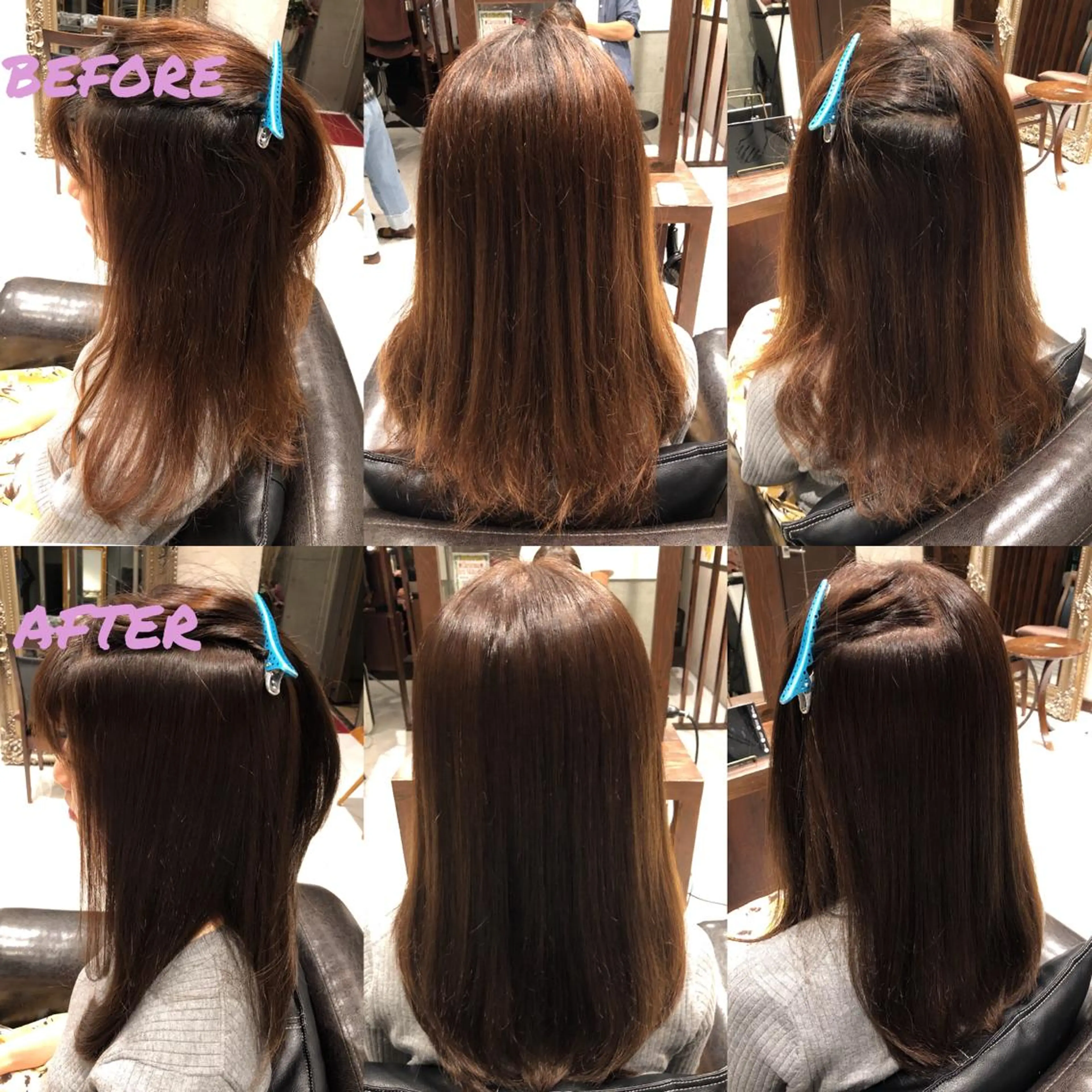 ロング カラー パーマ イルミナカラー ストレートパーマ カット ヘアカラー 縮毛矯正 トリートメント ブリーチ縮毛矯正/ デサキ ショウヘイのヘアスタイル