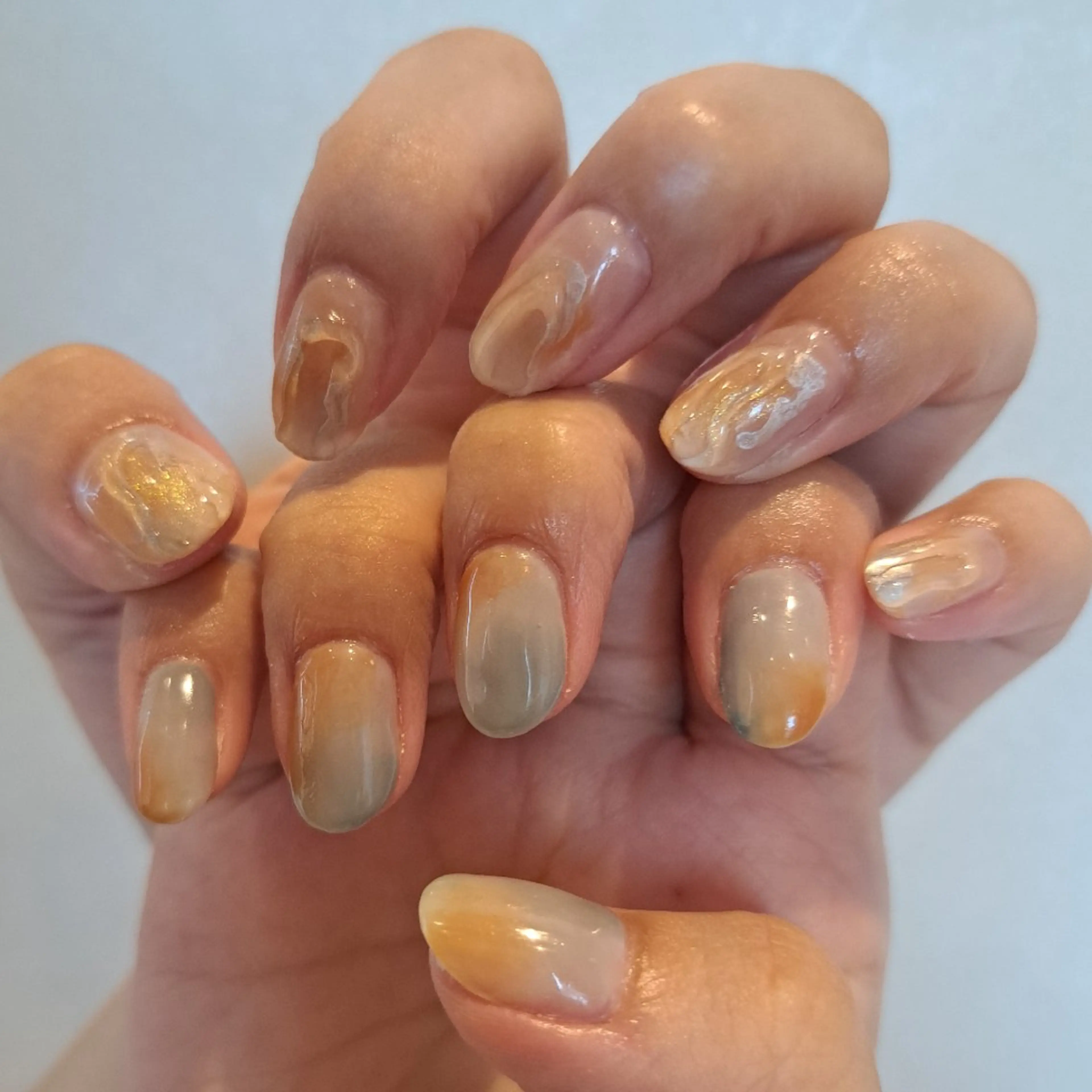 ネイル アートネイル ジェルネイル 持ち込み ニュアンスネイル ぷっくりネイル ハンドネイル Nail mood デザイン持ち込みokのネイルデザイン