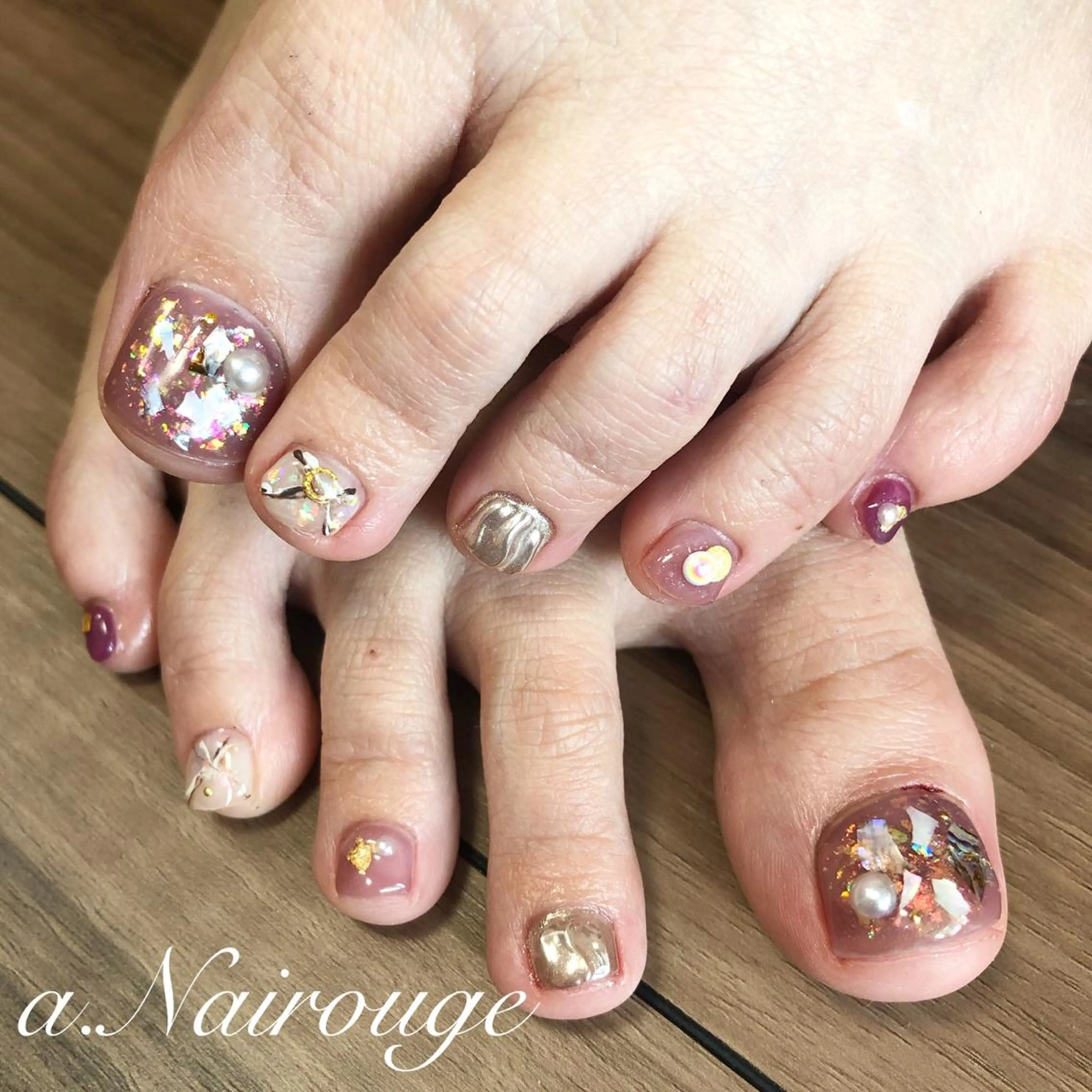 ネイル フットネイル Nail salon REIRISのネイルデザイン
