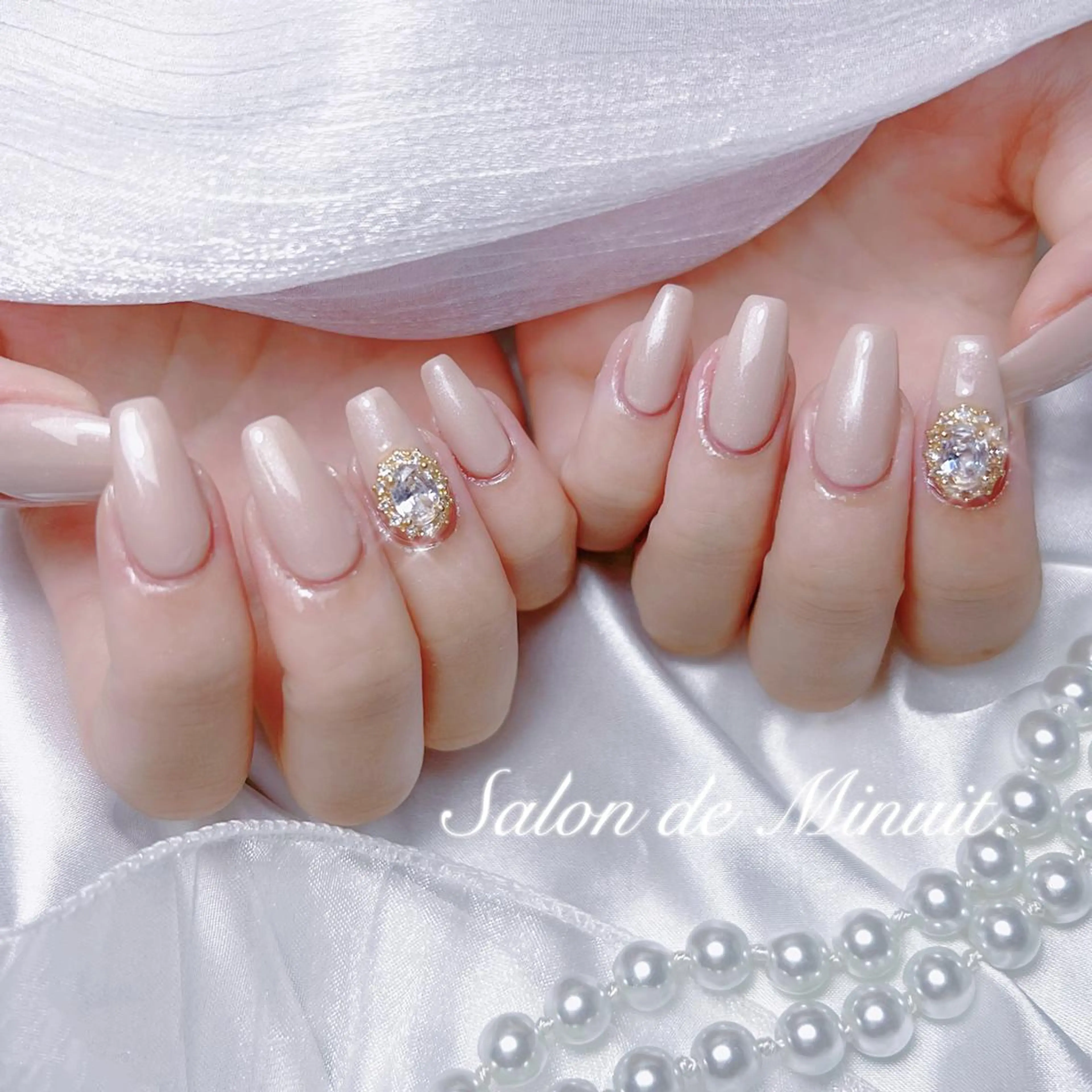 🎀【Hand】ワンカラー+大きいパーツ2個🎀¥5800の写真