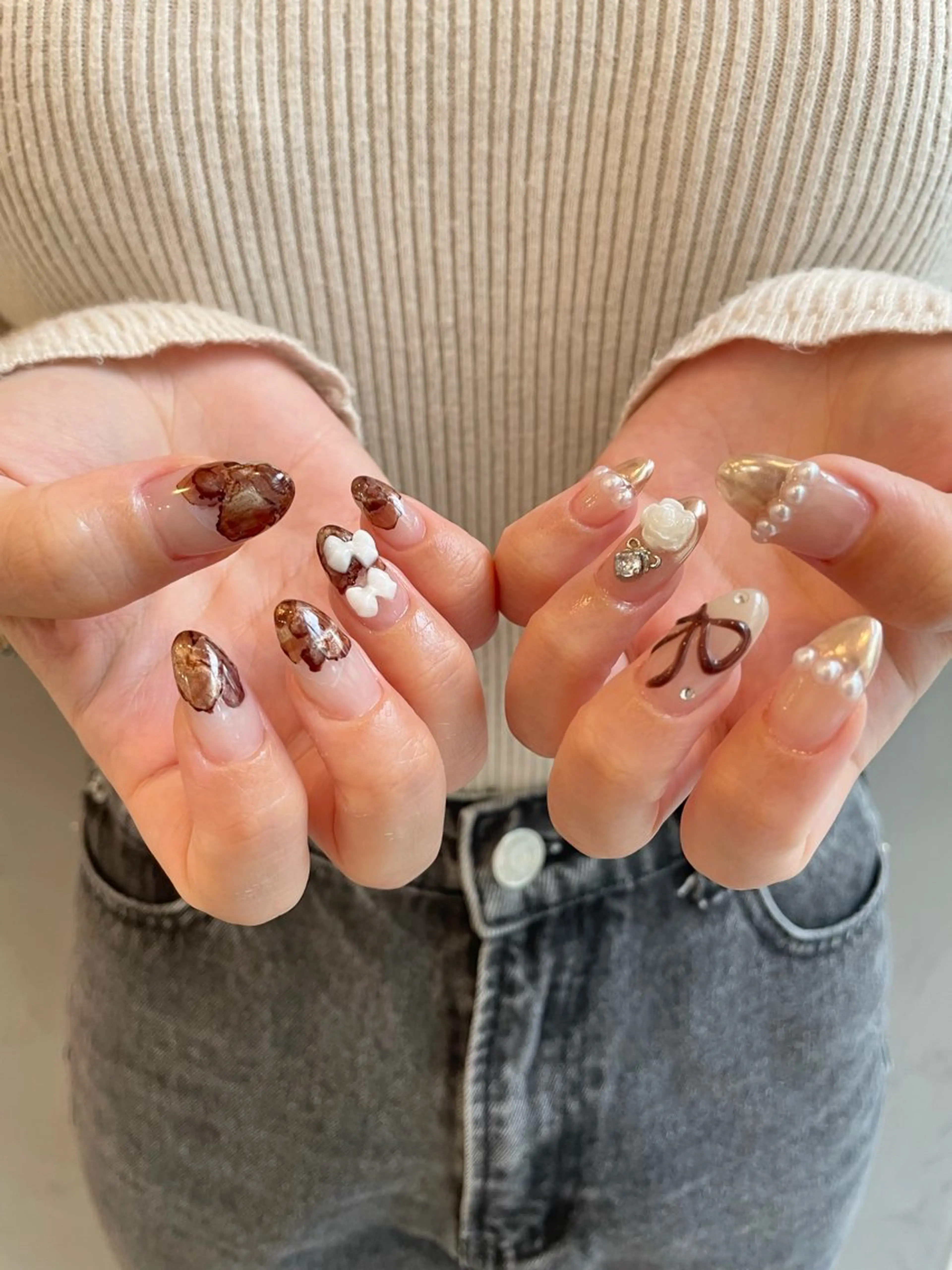 ネイル diar blue 🩵ayanaのネイルデザイン