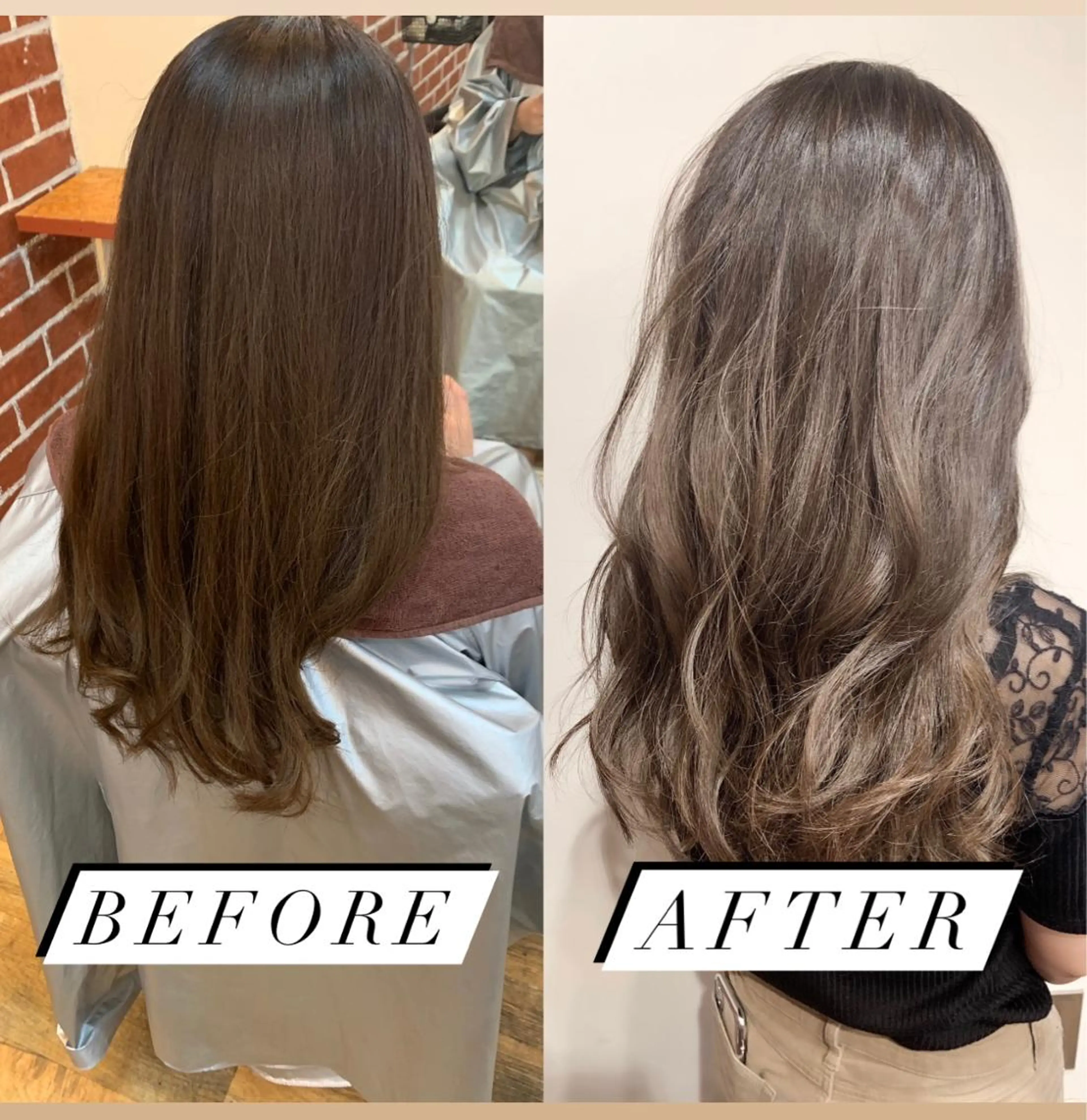 セミロング カラー 岡崎勇人/レイヤー/ 韓国/ケラチンTRのヘアスタイル