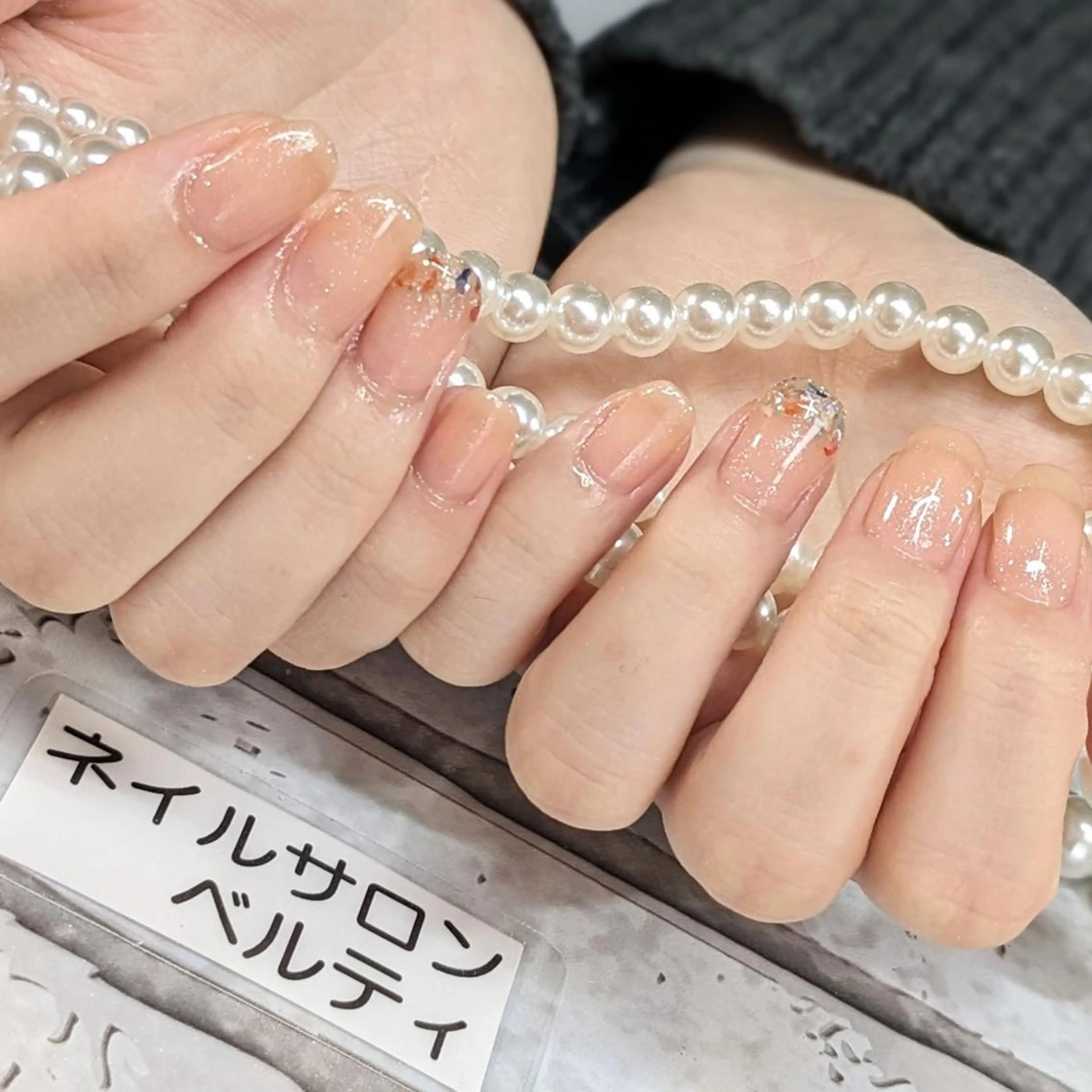 ネイル アートネイル ワンカラーネイル ハンドネイル ネイルサロンベルティ .keikoのネイルデザイン