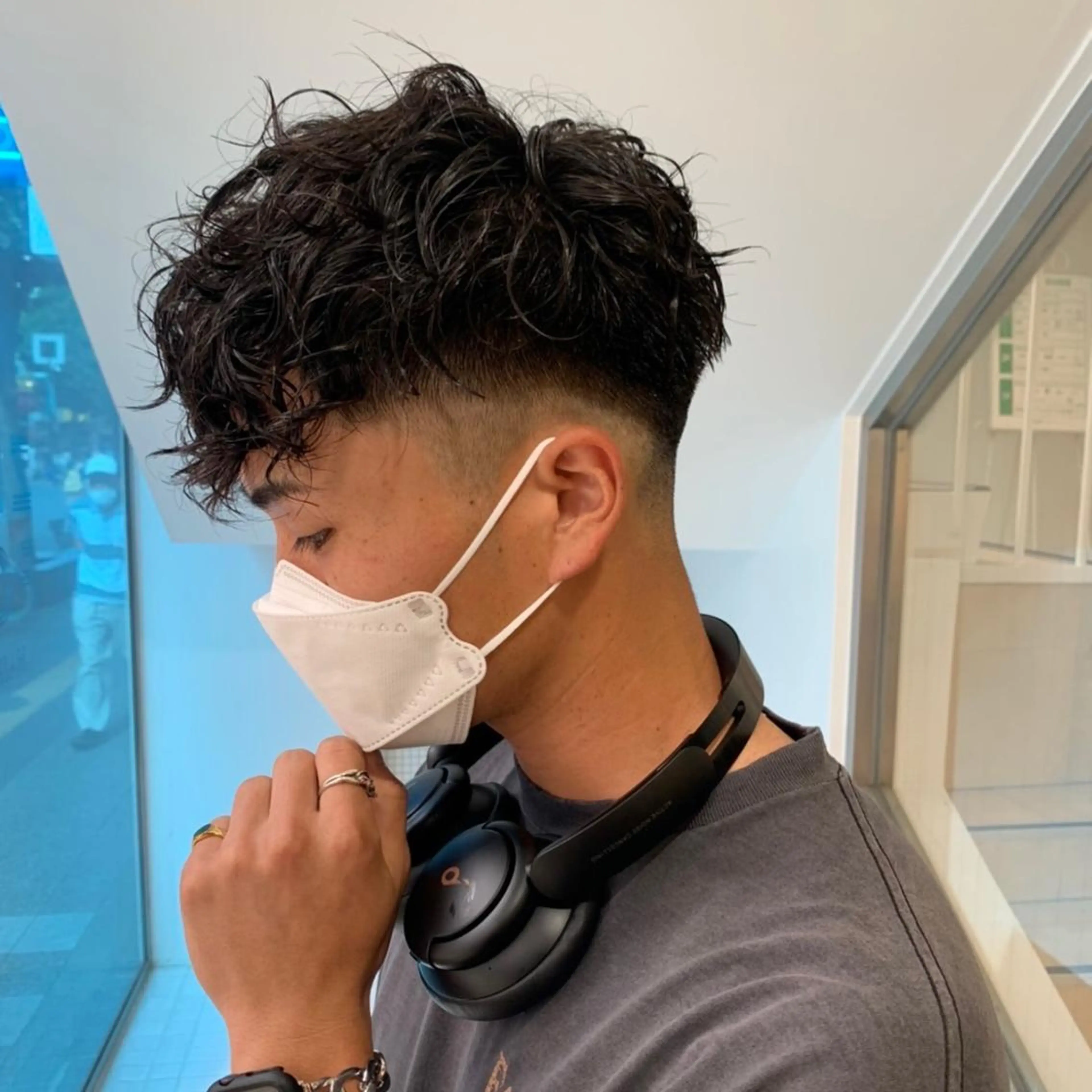 ショート カラー パーマ メンズ 🔥メンズカラー🔥 セヤシュウヘイのヘアスタイル