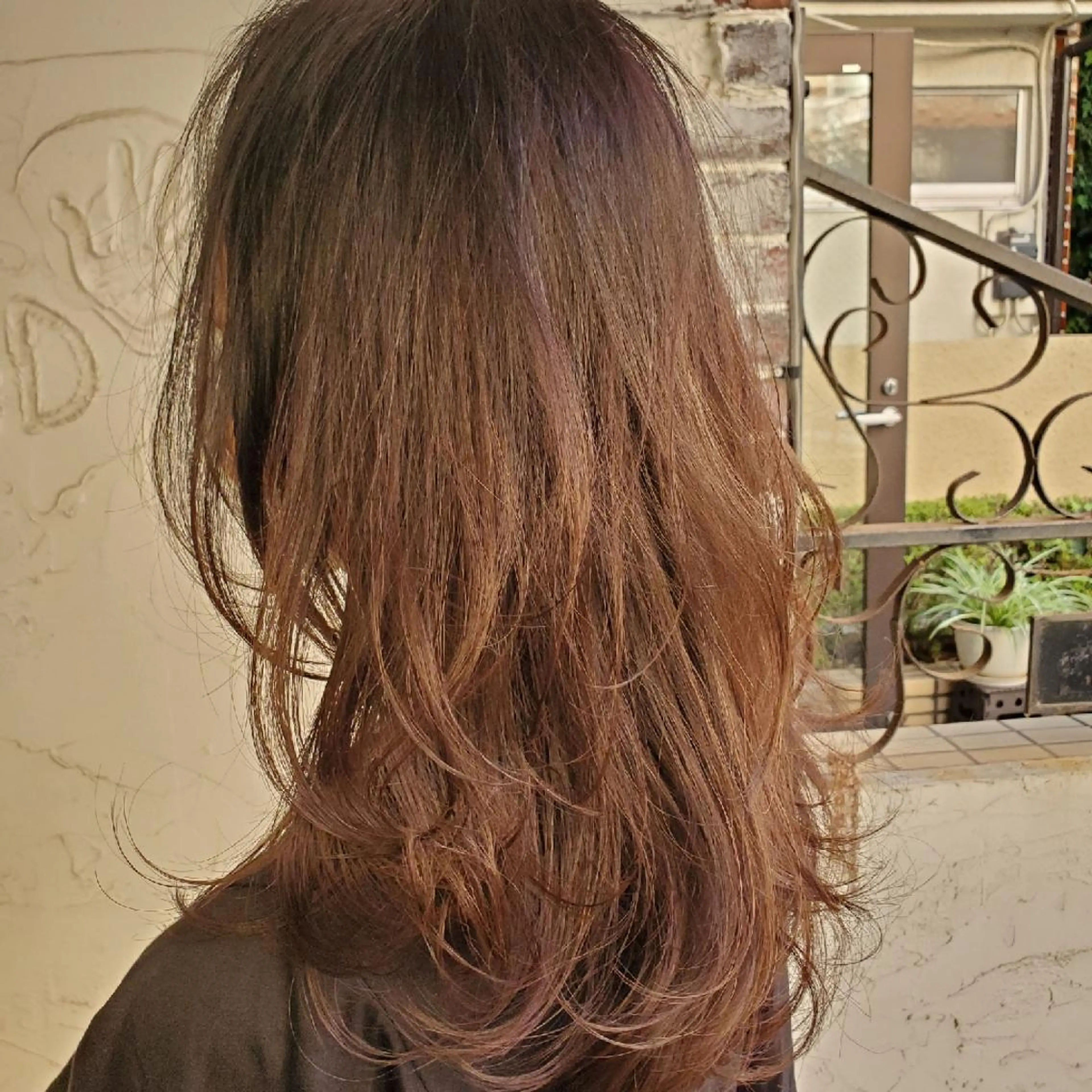 ロング カラー カット ヘアカラー トリートメント フリーランス所属・韓国ヘア レイヤー くびれヘアMATSUのヘアスタイル