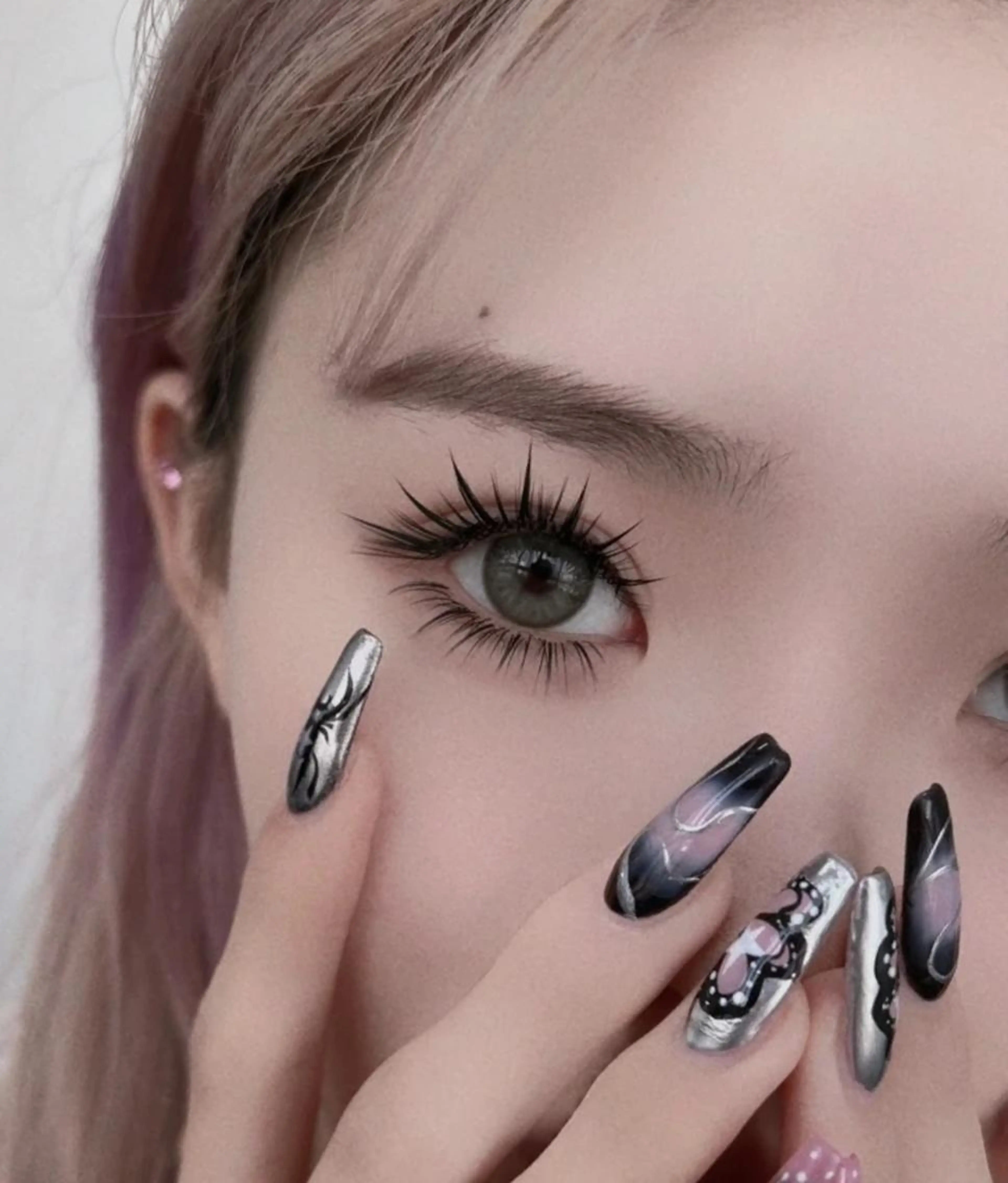 中国🇨🇳ꫛꫀꪝワンホン🦊LCカール狐目🦊500本漫画デザイン、再来9980.下まつげ追加🉑 【口コミ🈹あり】の写真