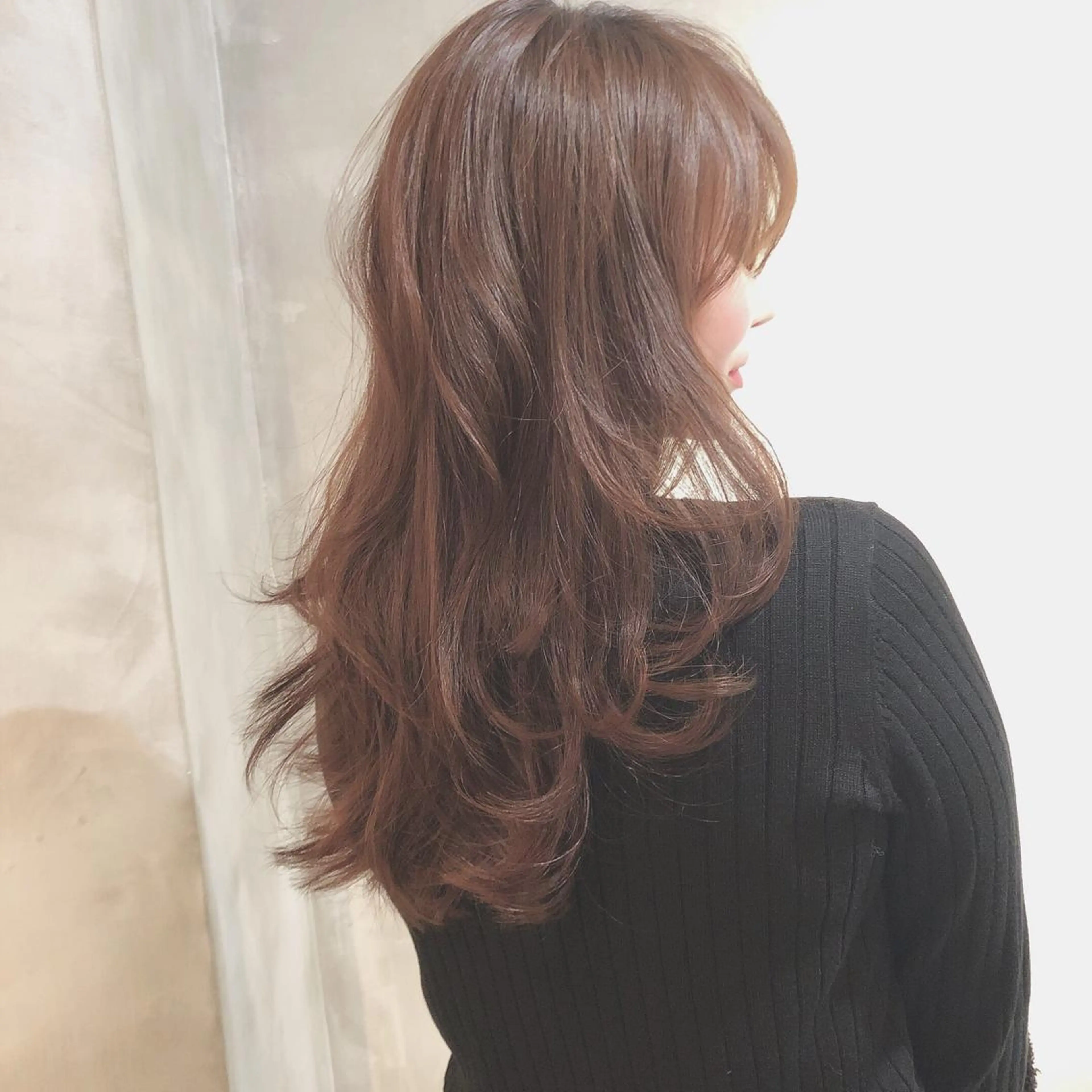 セミロング カラー レイヤーカット カット ヘアカラー トリートメント lasPAVILION-ラスパビリオン-所属・las PAVILIONのヘアスタイル