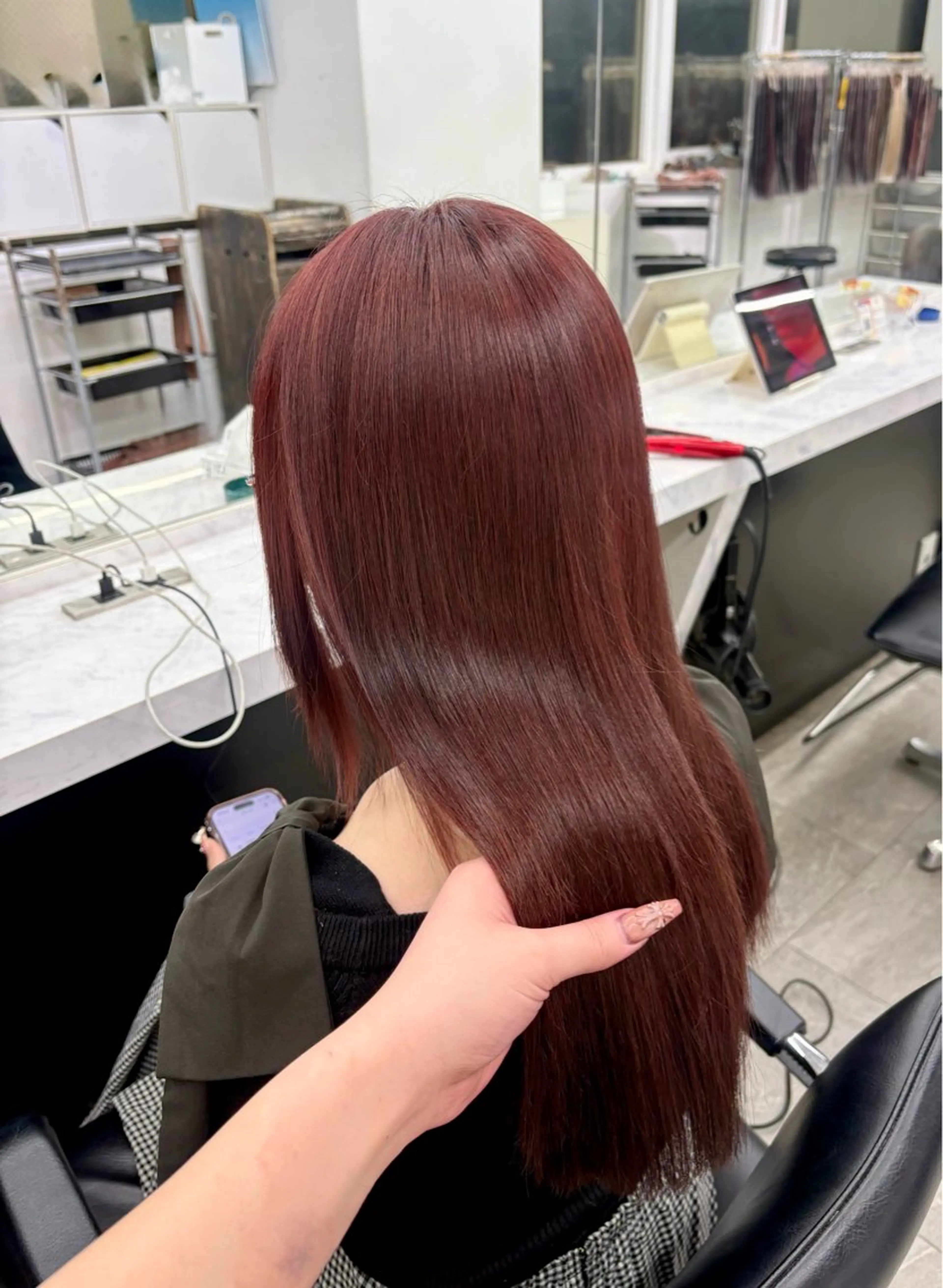 セミロング ヘアカラー ハイトーン/エクステ ️🫧🐬Yuihaのヘアスタイル