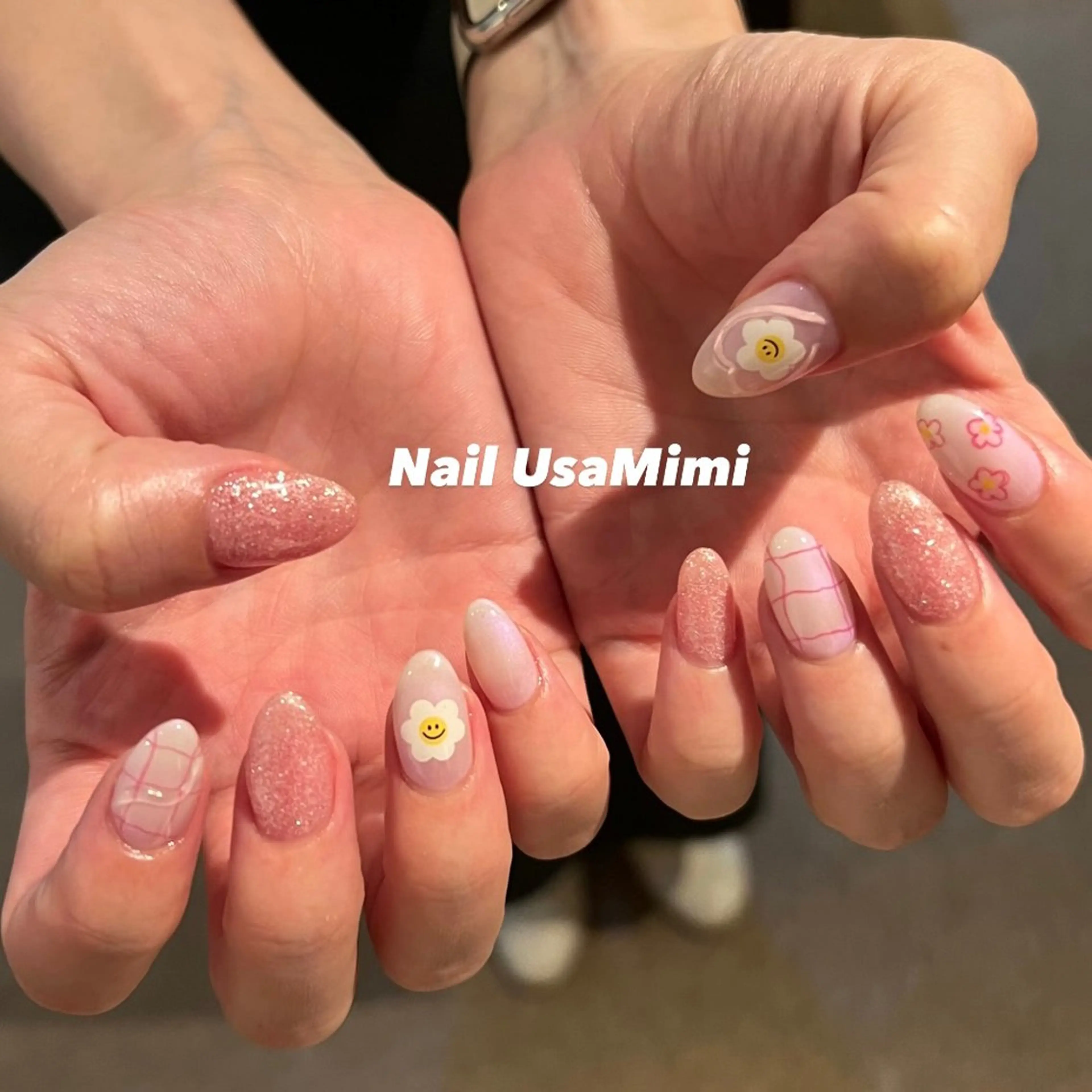 ネイル フットネイル ジェルネイル マグネットネイル 持ち込み ワンカラーネイル 本町ネイルNail UsaMimiのネイルデザイン