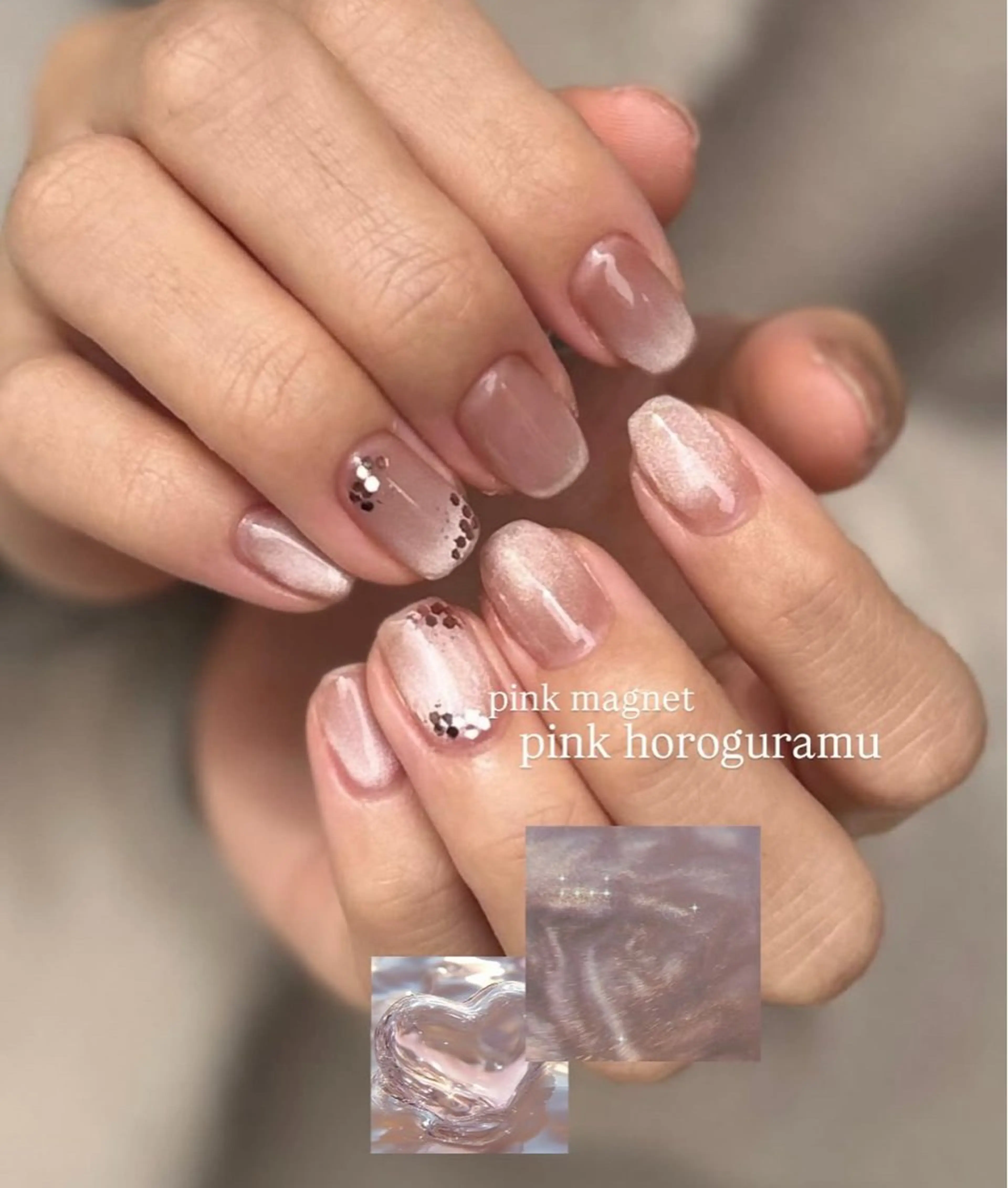 ネイル マグネットネイル ハンドネイル KANA  ︎︎のネイルデザイン