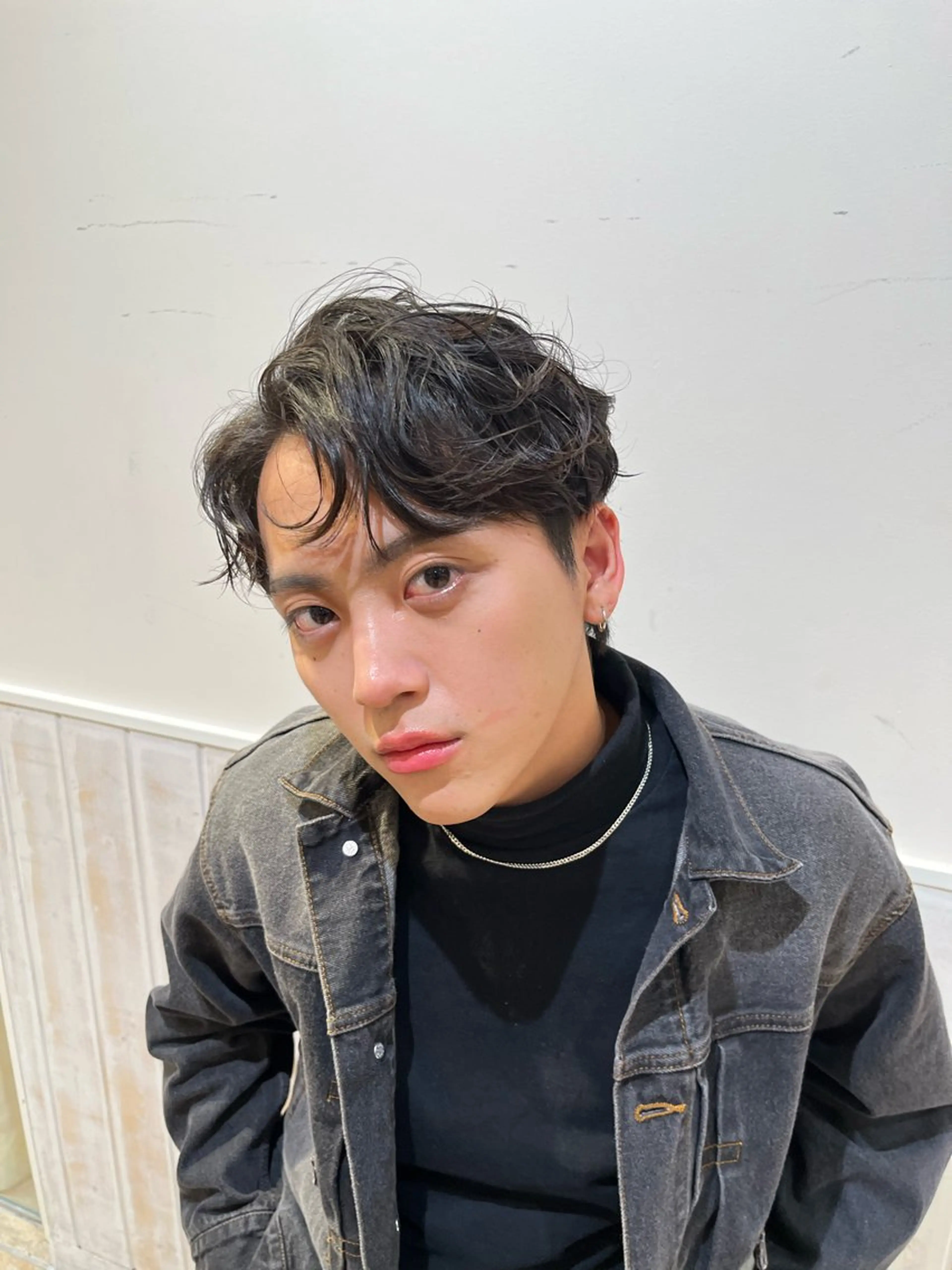 メンズ カット パーマ 🦕望月渉🦕 パーマ🌪️ブリーチのヘアスタイル