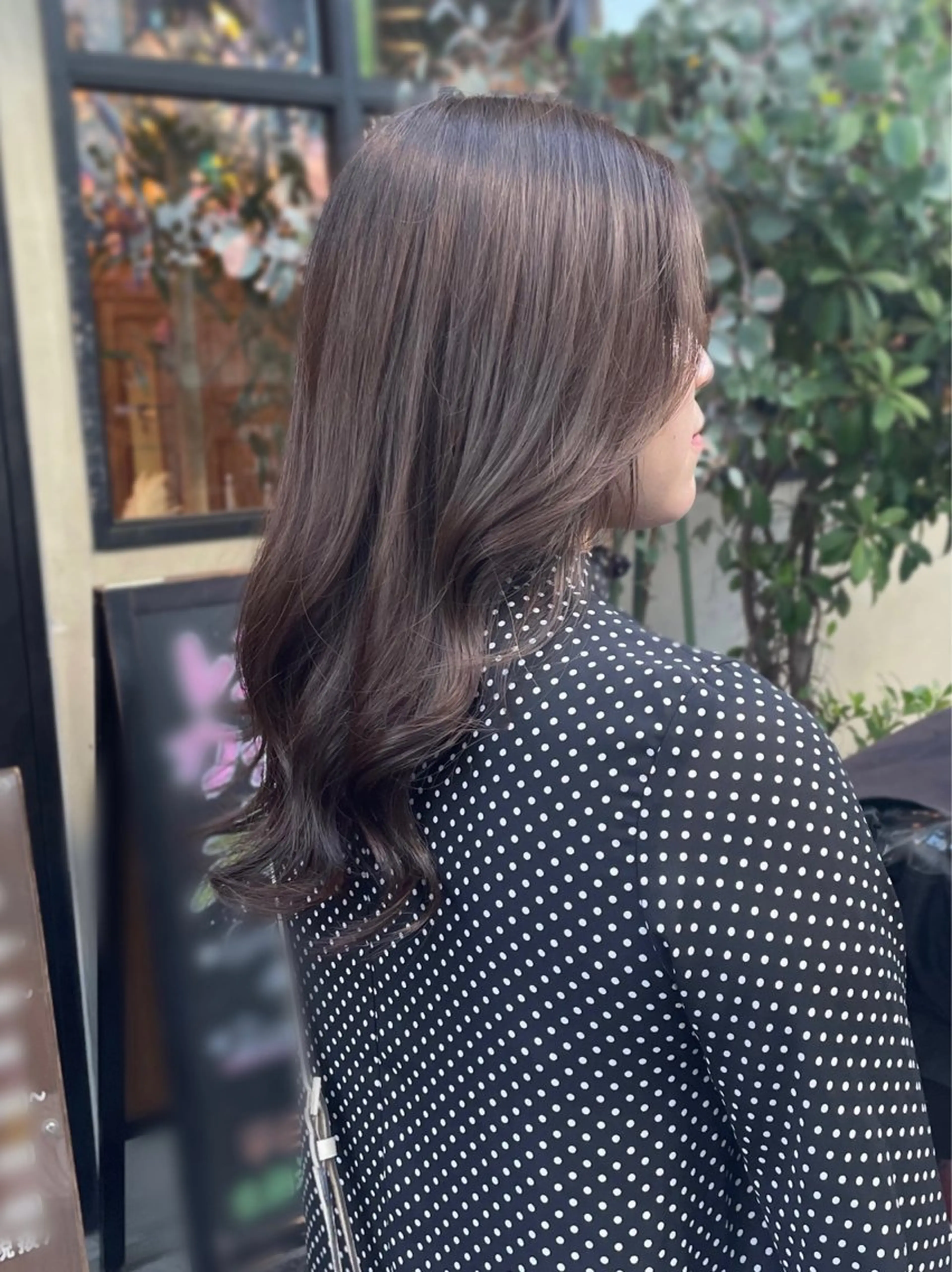 ロング ヘアカラー トリートメント ヘアセット 竹内 春奈のヘアスタイル