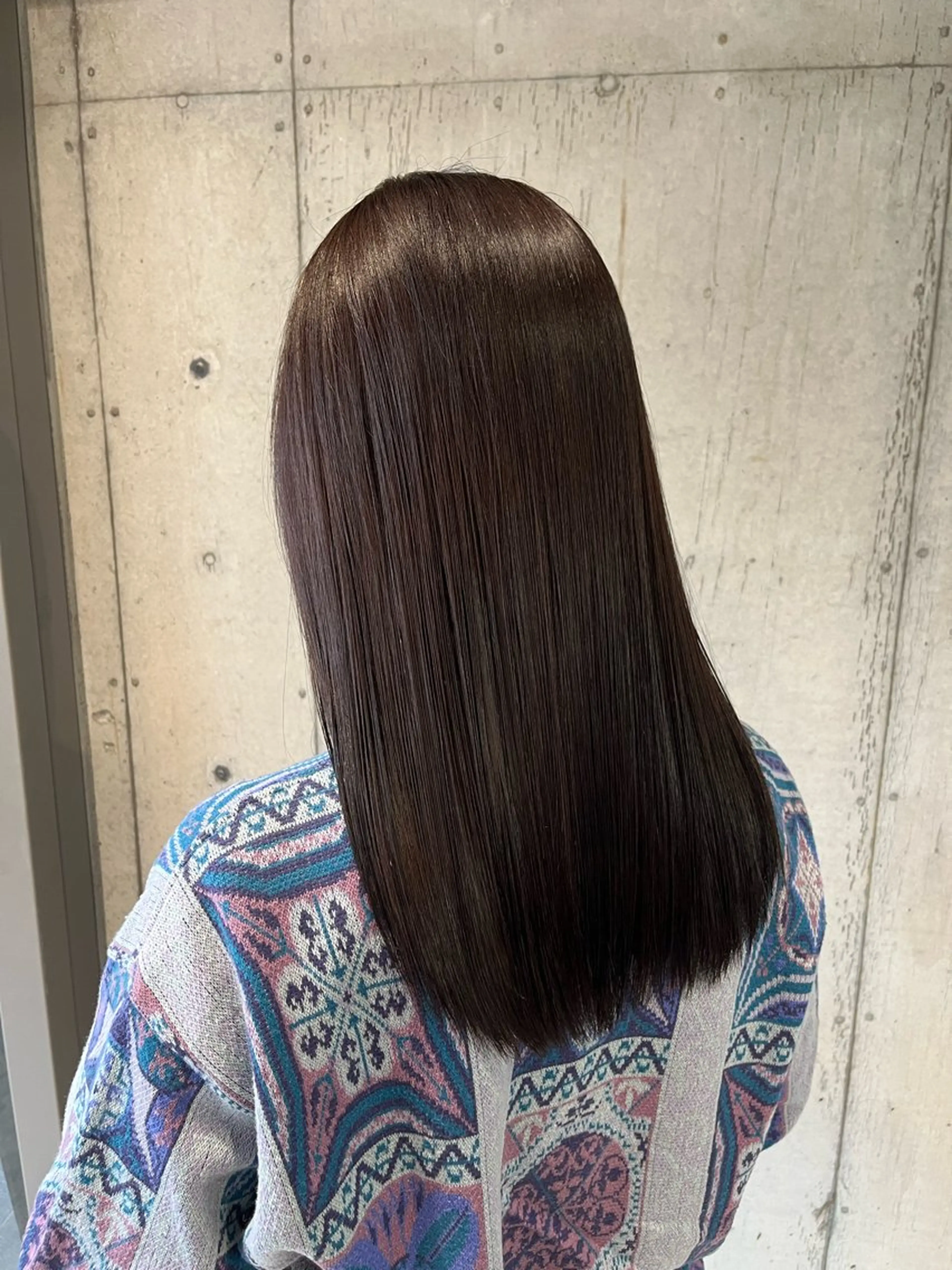 セミロング カラー カット ヘアカラー トリートメント ボブ×透明感カラー 特化・リクト💥のヘアスタイル