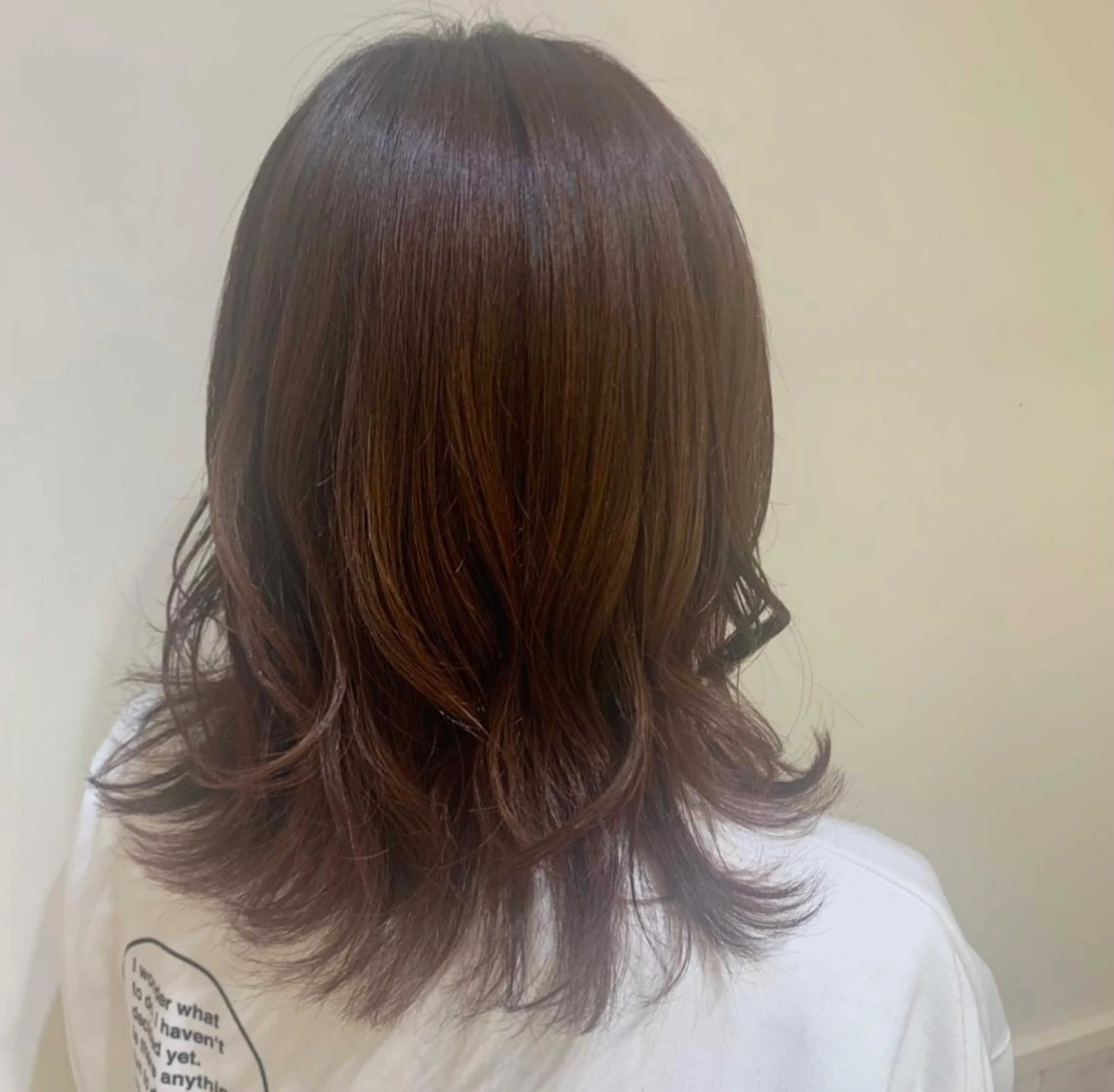 セミロング カラー カット ヘアカラー トリートメント ボブ/美髪矯正 /佐藤　奈巳のヘアスタイル