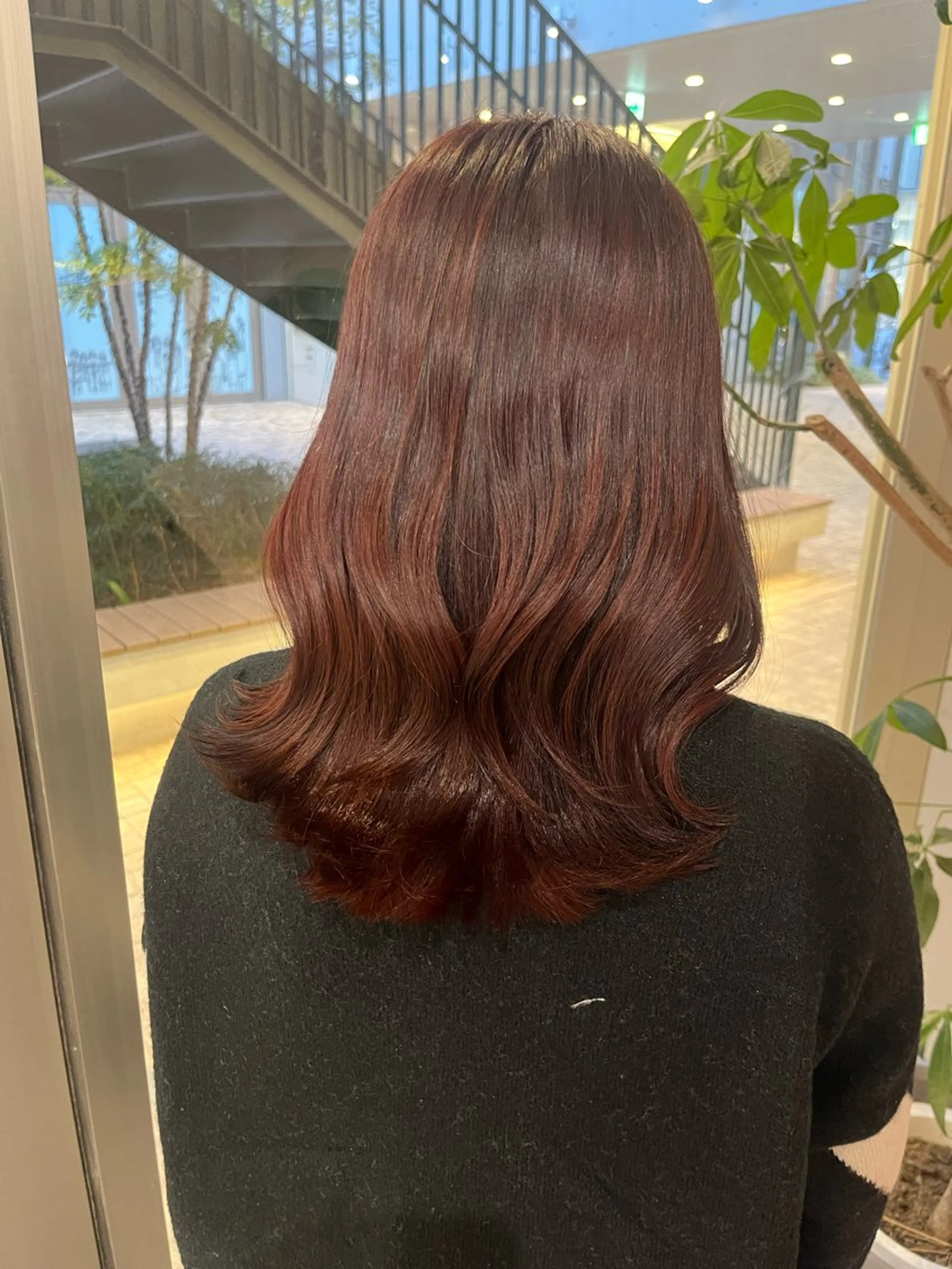 ミディアム ヘアカラー トリートメント のあ/カットモデル/ 縮毛矯正モデルのヘアスタイル