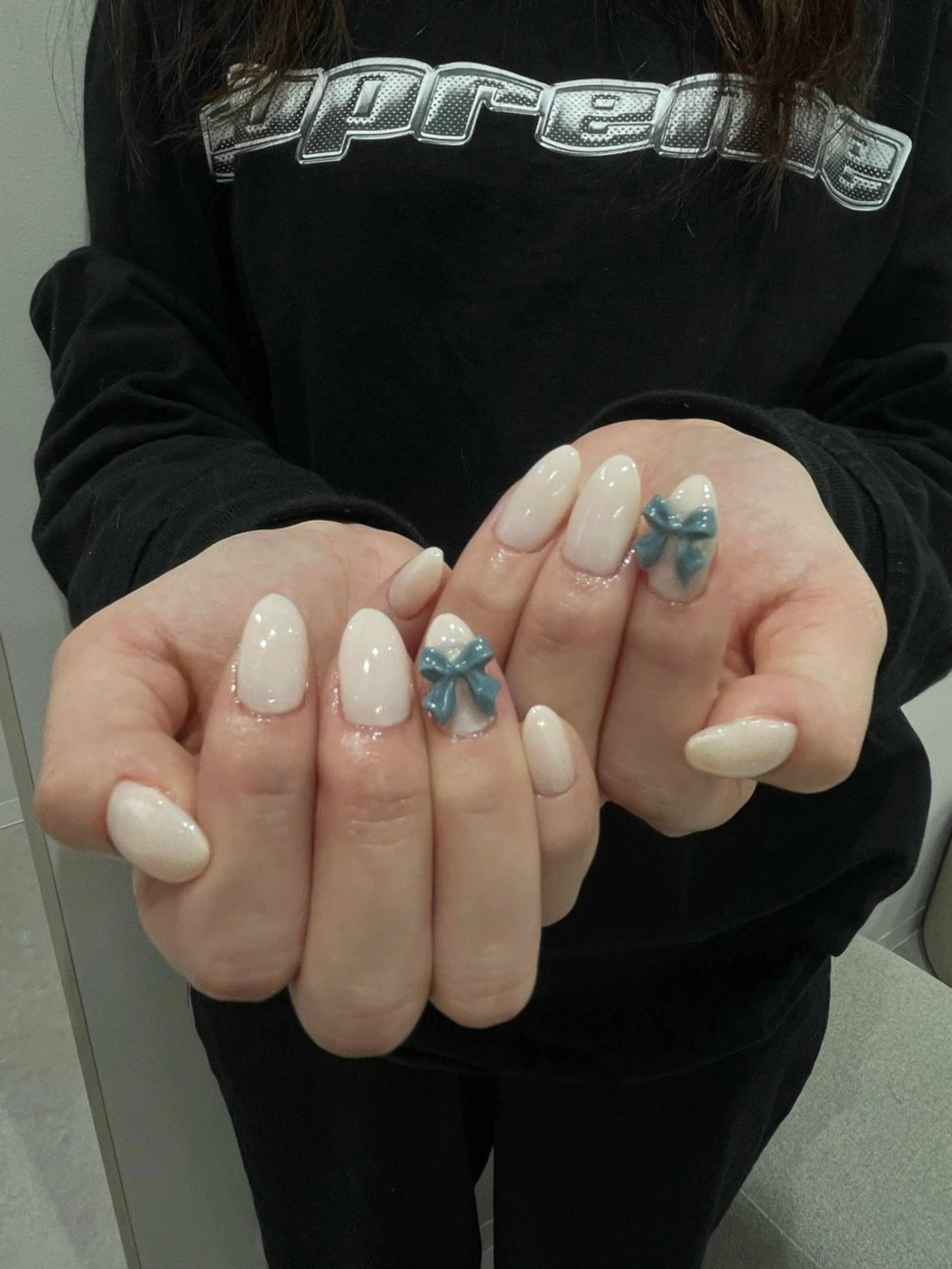 ネイル ハンドネイル うの 韓国ﾈｲﾙ໒꒱⋆⭒˚のネイルデザイン