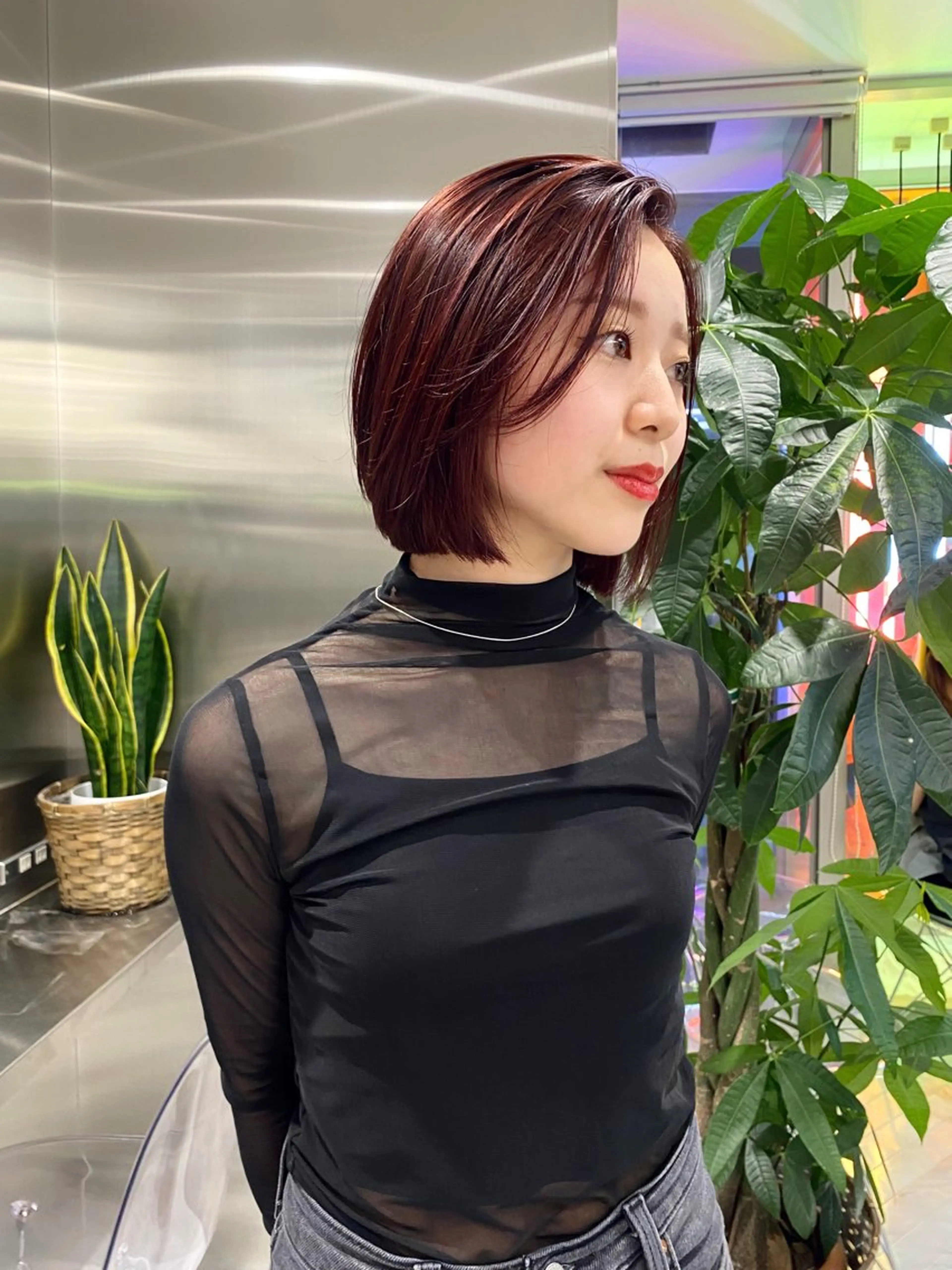 ショート ボブ otoha☆カラー/ レイヤー/八王子のヘアスタイル