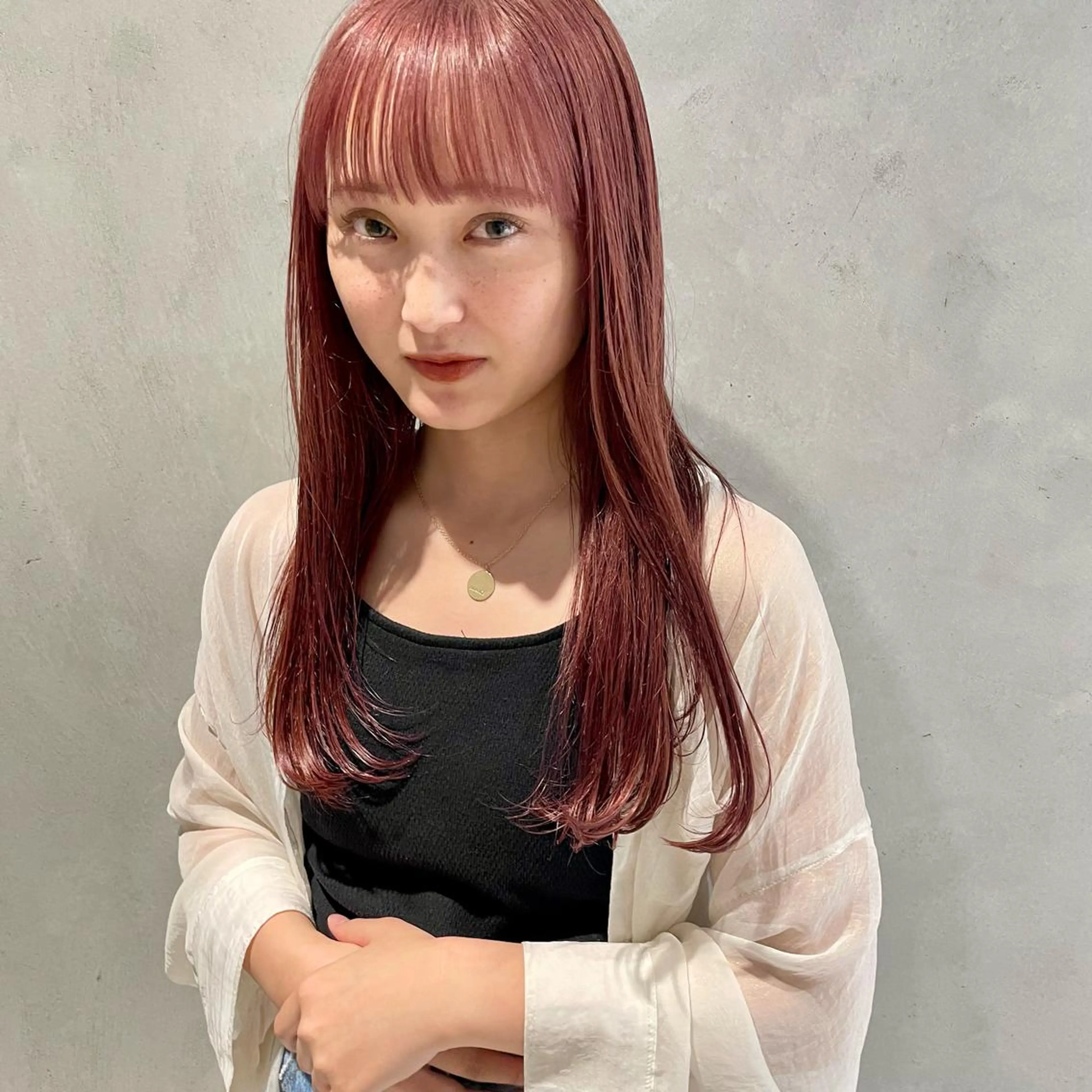 ロング カット ヘアカラー 小濱 拓也のヘアスタイル