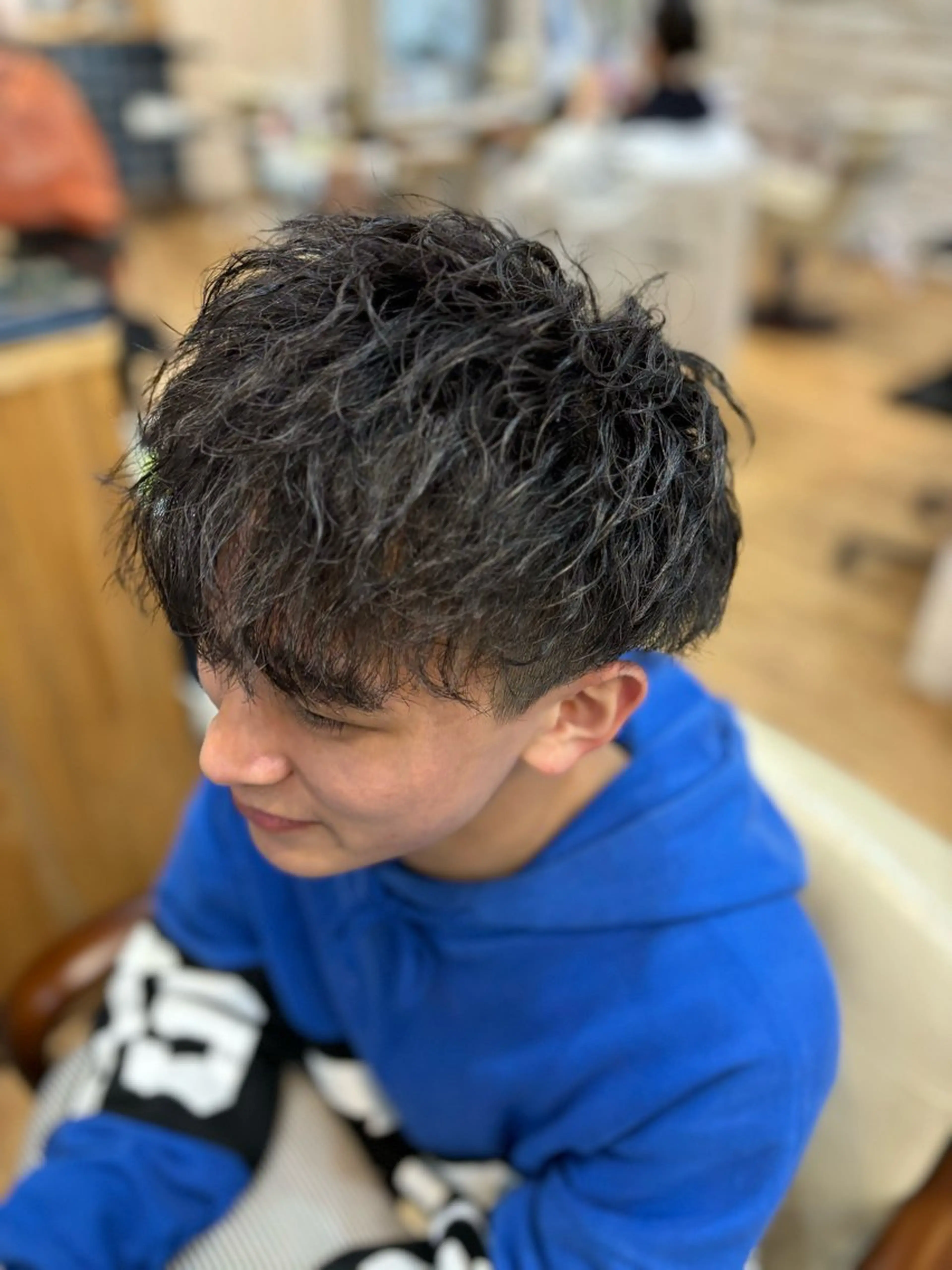 ショート パーマ メンズ †山尾 大輝†のヘアスタイル