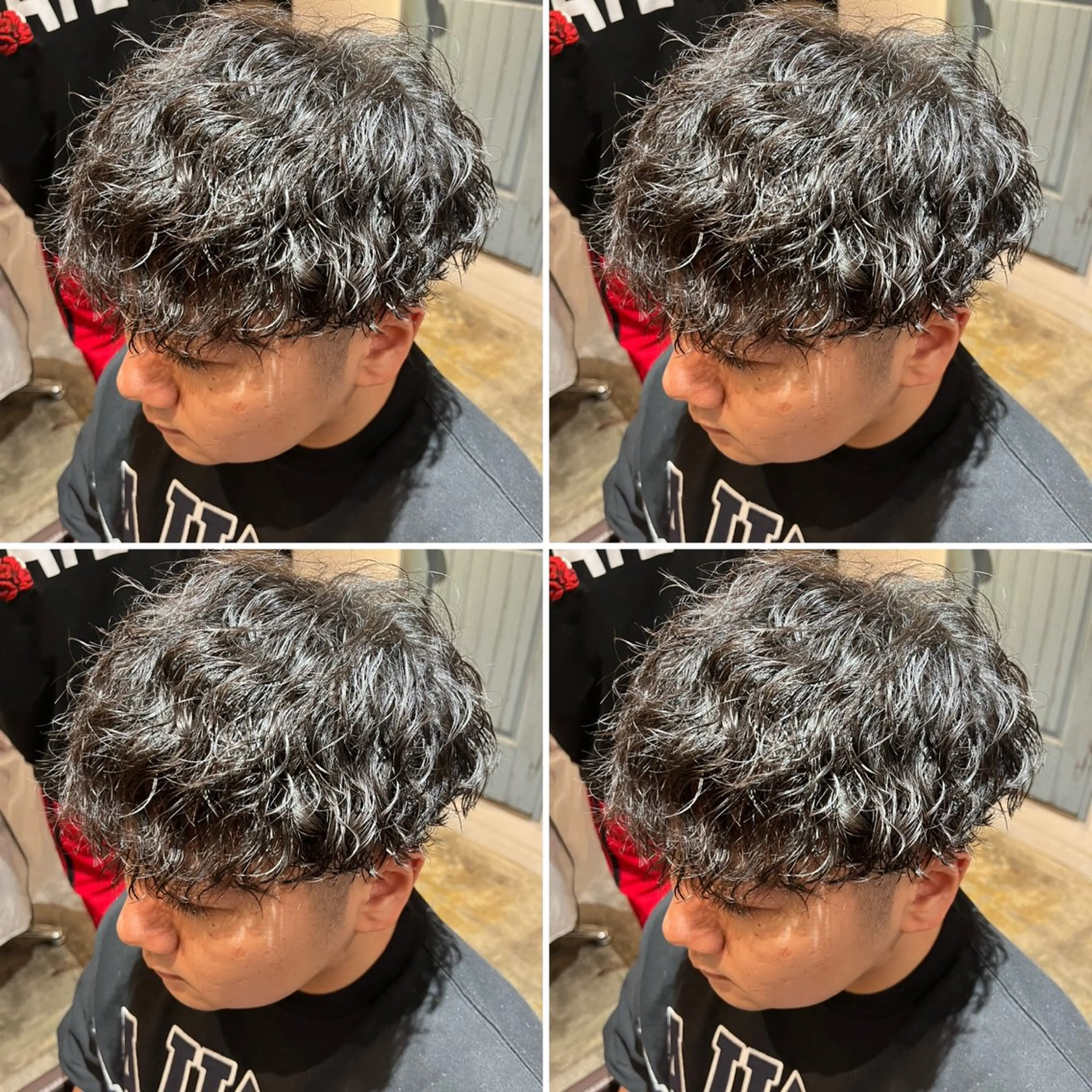 パーマ メンズ カット パーマ トリートメント ヘアセット 💈メンズパーマ特化 店長望月謙二郎💈のヘアスタイル