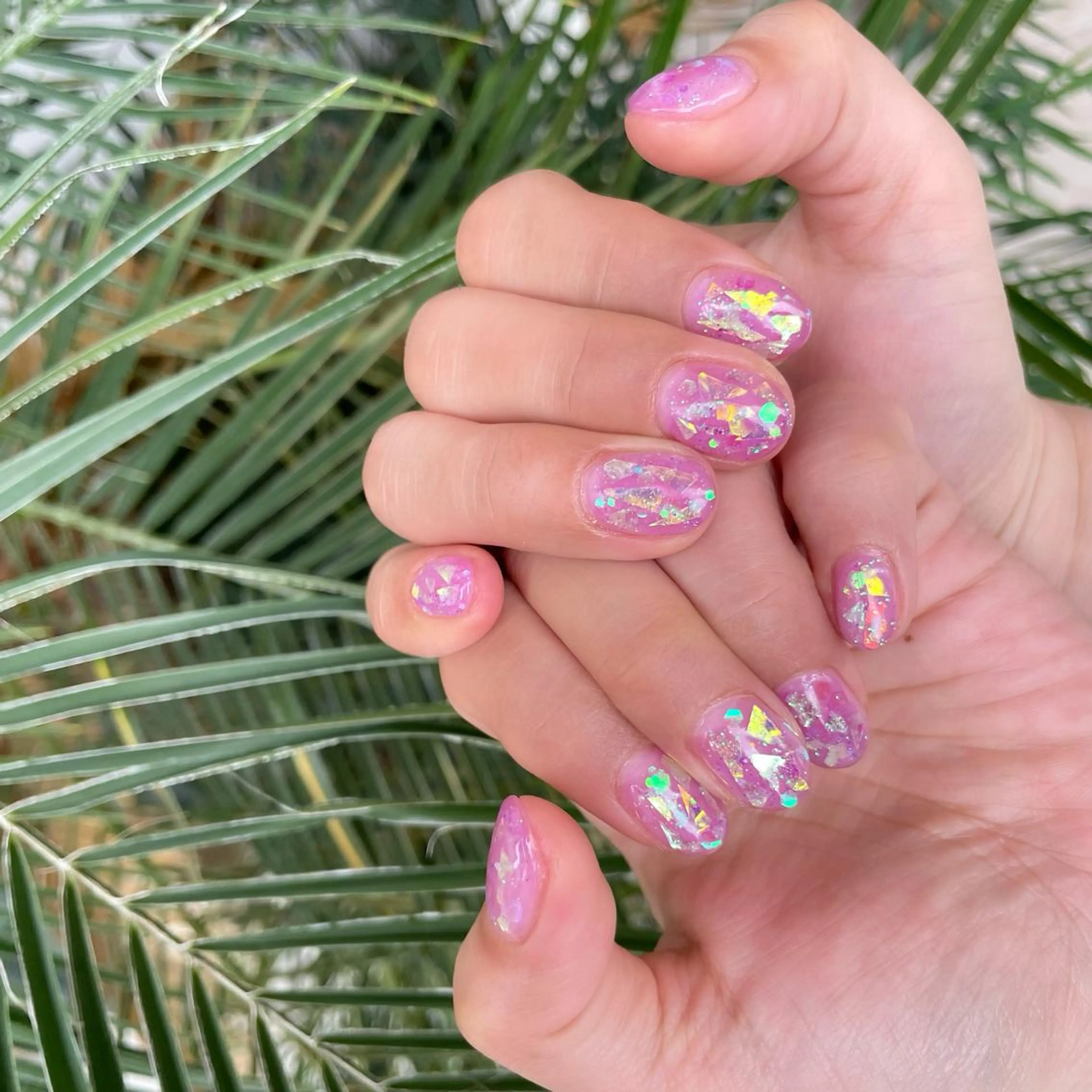 ネイル クリアネイル 夏ネイル es nailのネイルデザイン