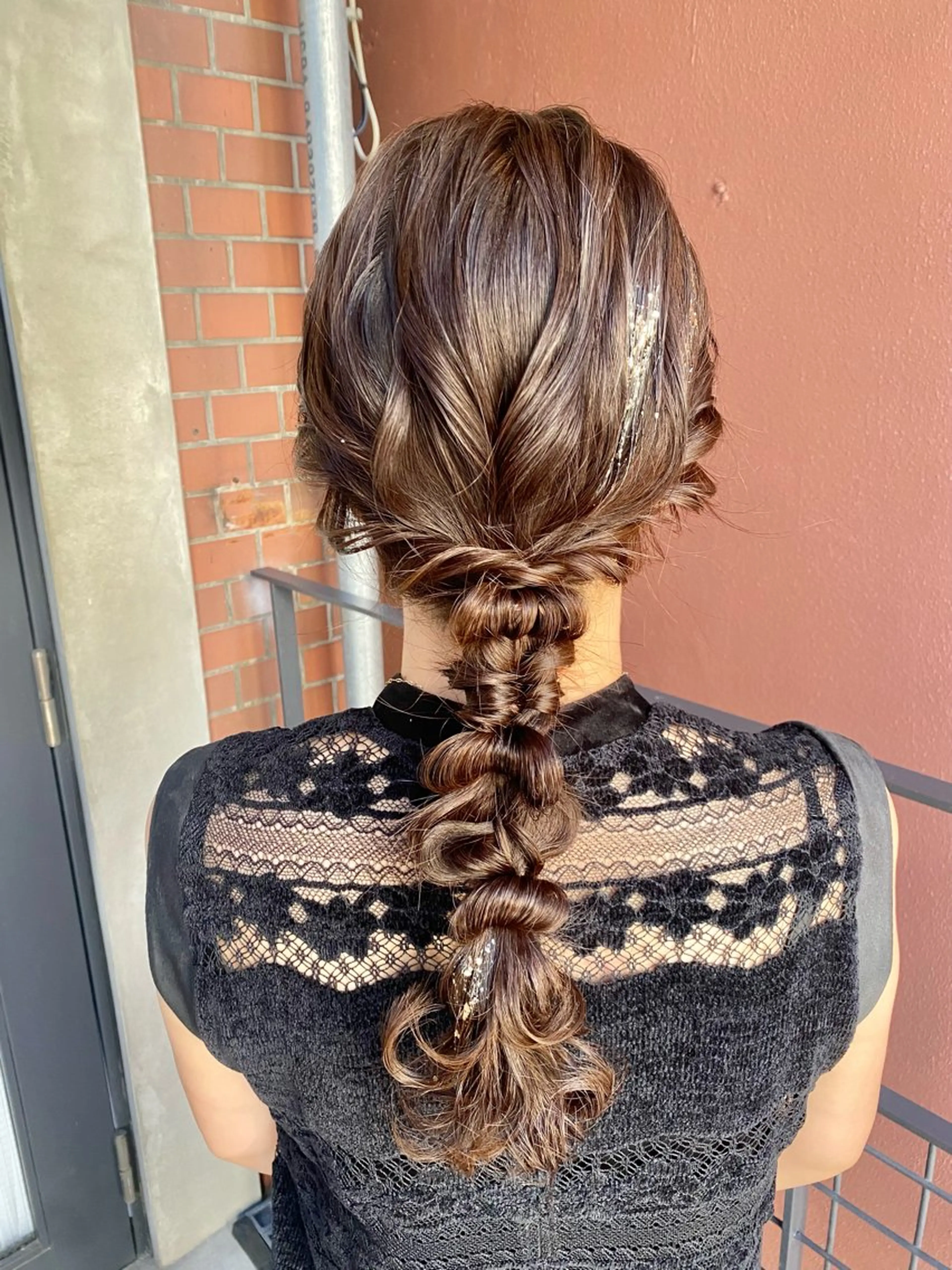 ヘアセット 結婚式ヘアの写真