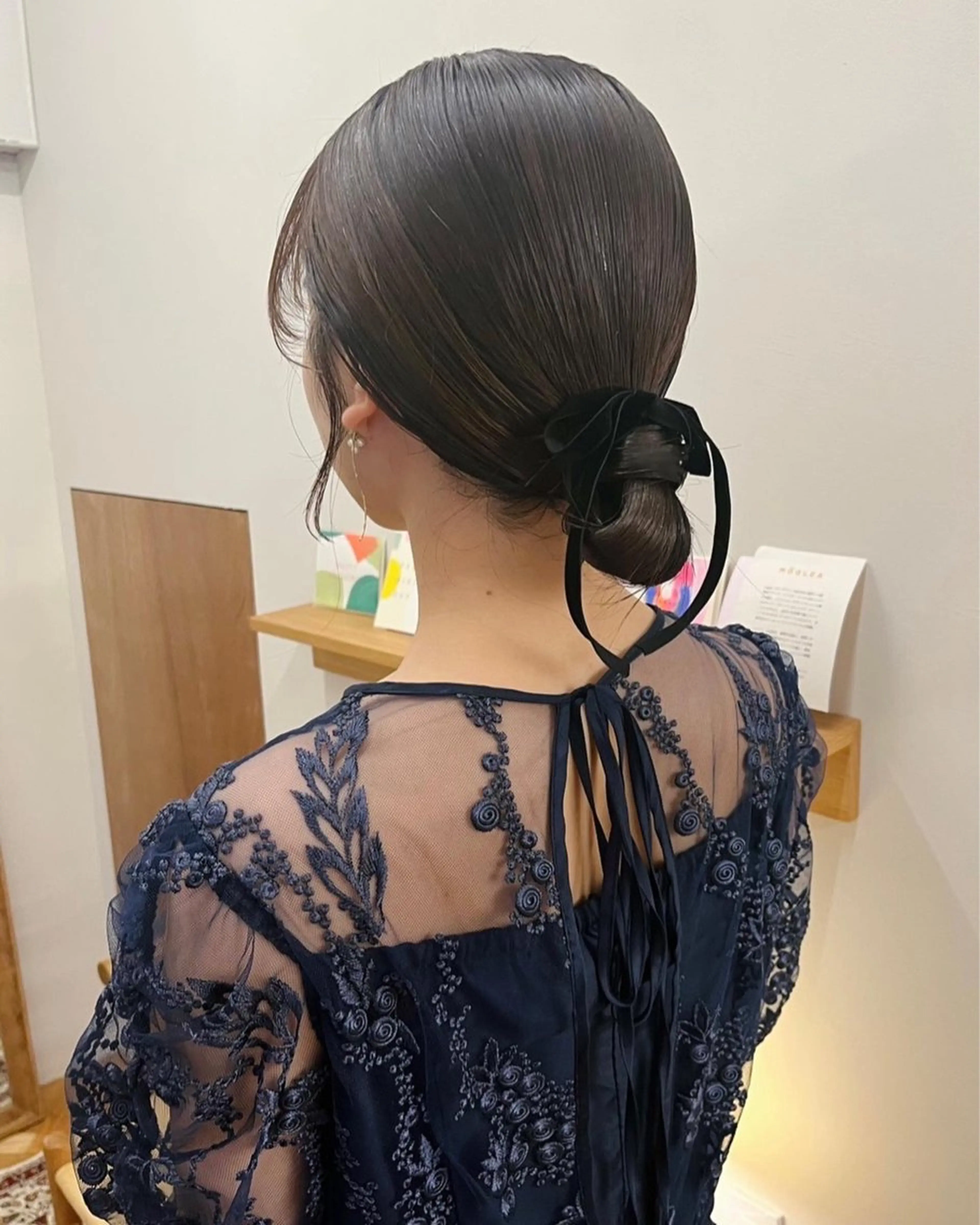 セミロング ヘアアレンジ ヘアセット 西山 紗耶香🪽 透明感カラー/ボブのヘアスタイル