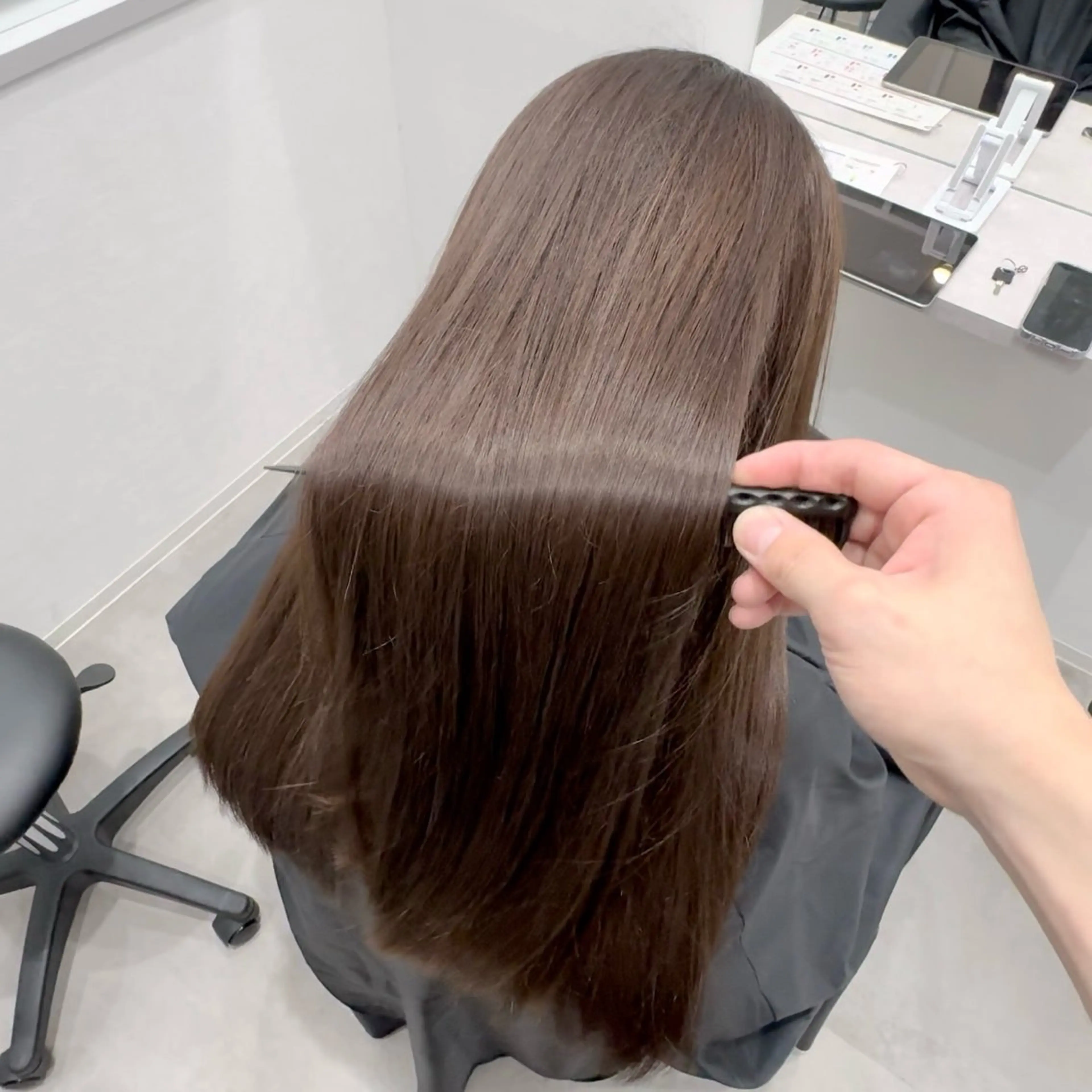 【U-24学生様限定】カット＋髪質改善縮毛矯正+カラー+Tr❣️の写真