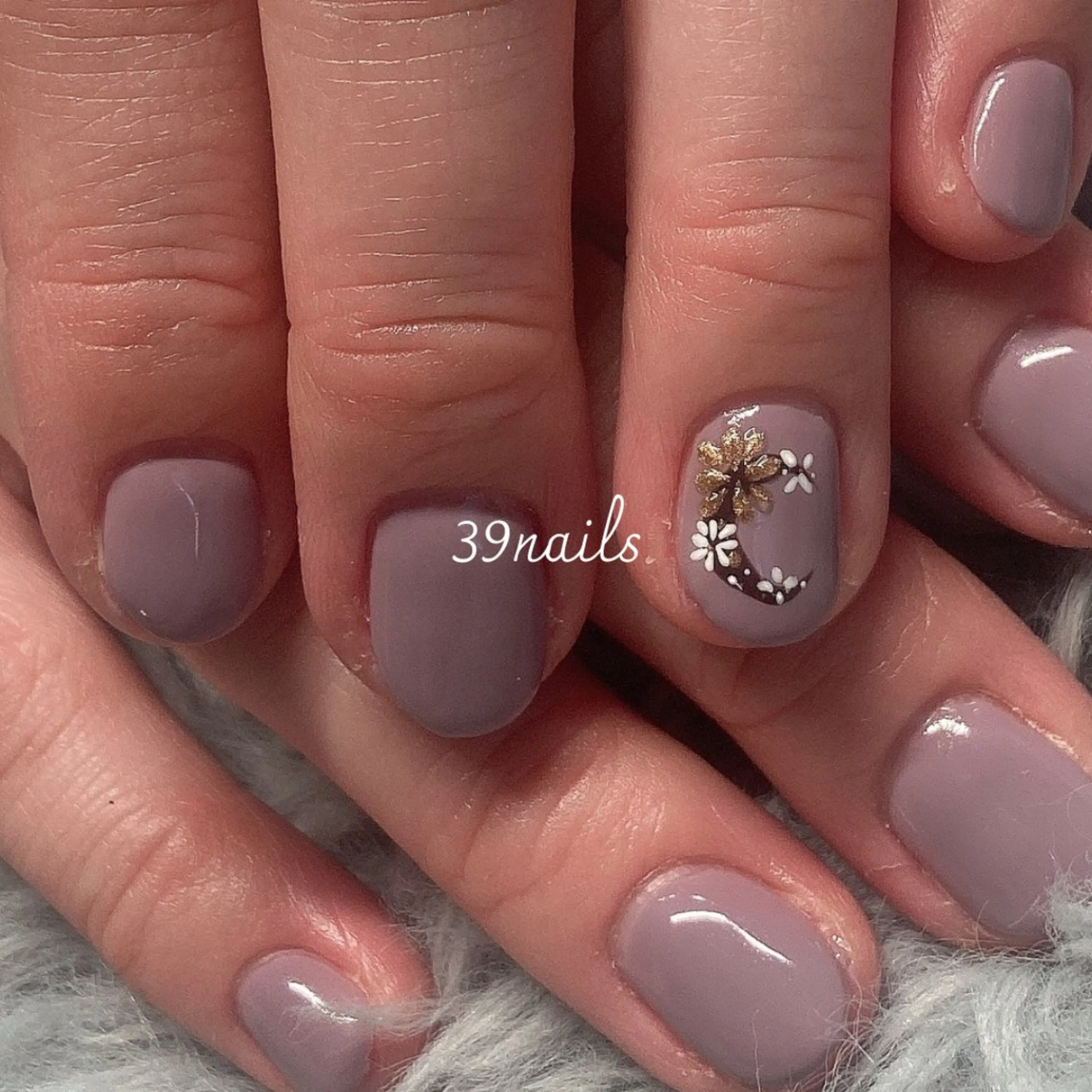 ネイル アートネイル ジェルネイル ワンカラーネイル パラジェル ハンドネイル 39-nails EharaMikuのネイルデザイン